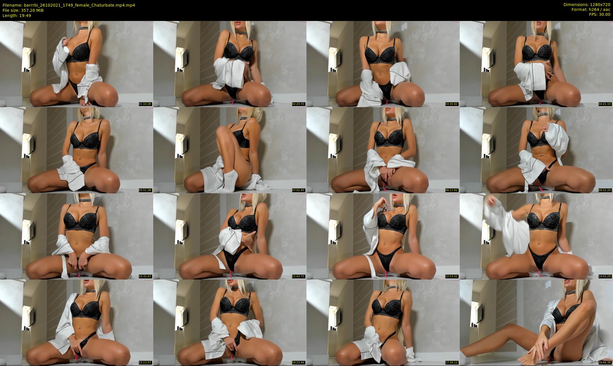 barrrbi — 20 minute Chaturbate female cam show recording, 720p, Oct 26, 2021