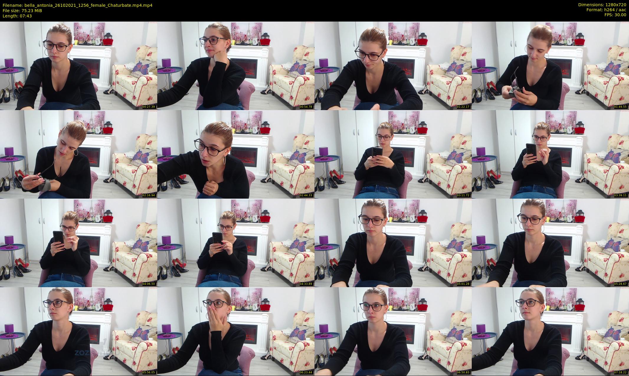bella_antonia — 8 minute Chaturbate female cam show recording, 720p, Oct 26, 2021
