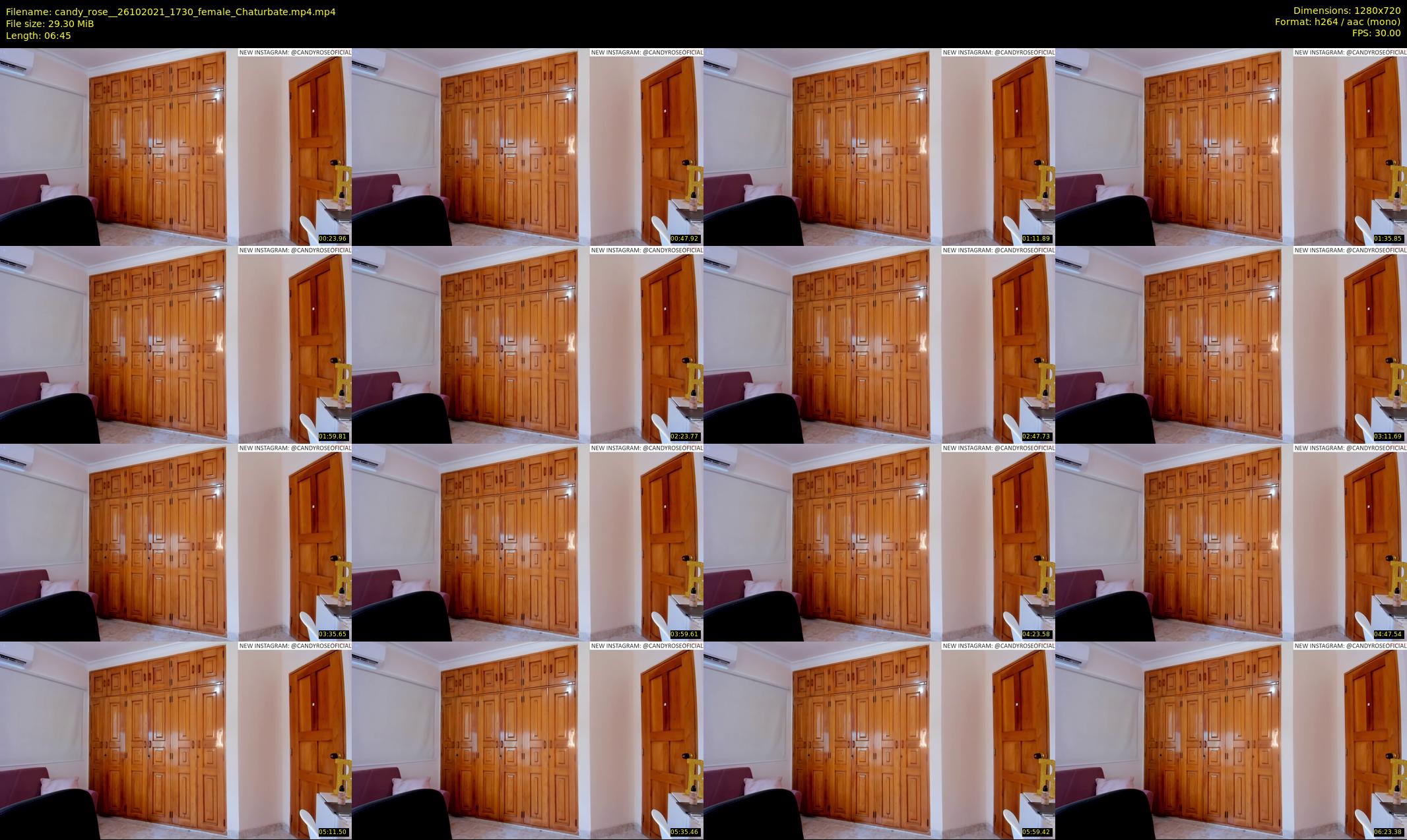 candy_rose_ — 7 minute Chaturbate female cam show recording, 720p, Oct 26, 2021