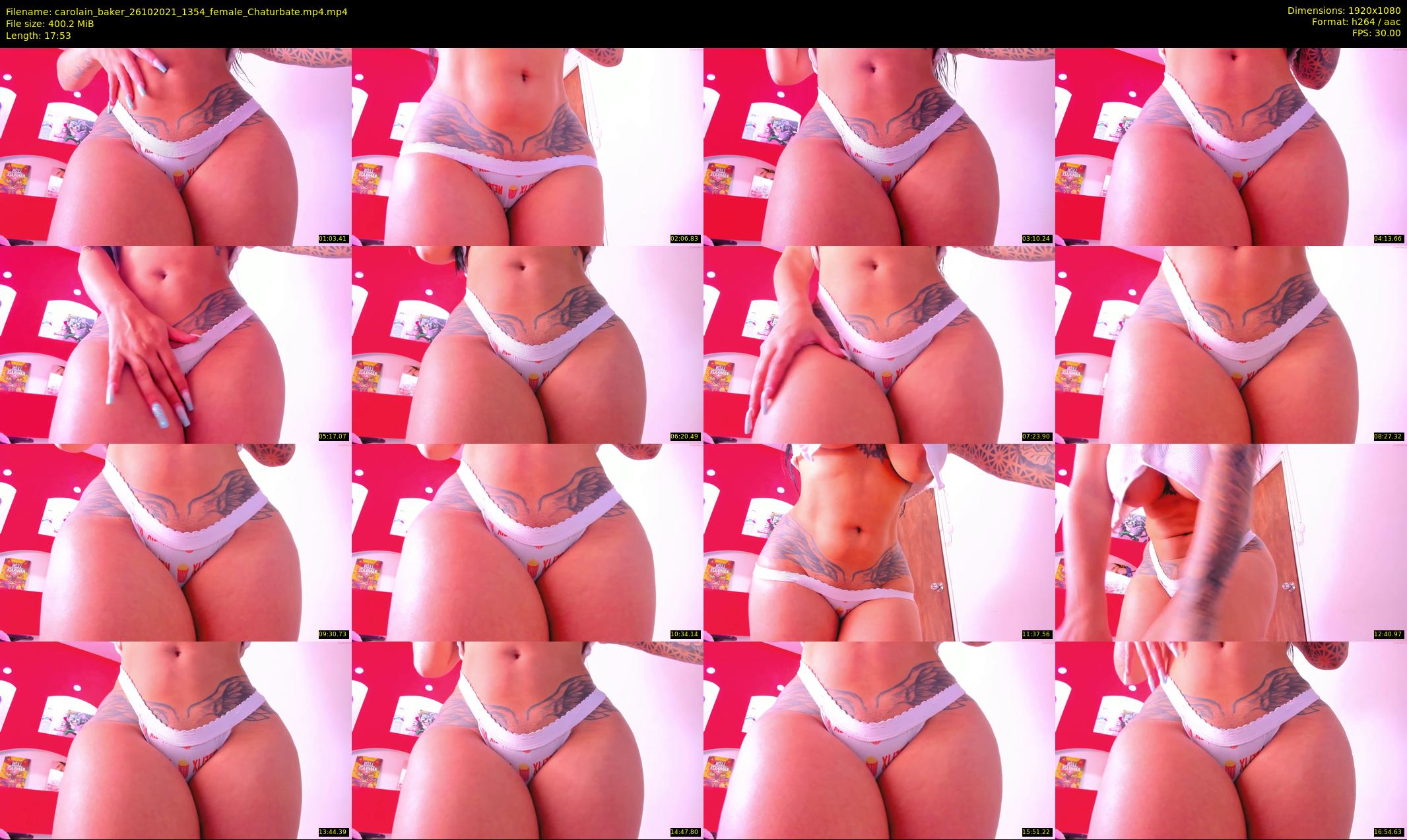 carolain_baker — 18 minute Chaturbate female cam show recording, 1080p, Oct 26, 2021