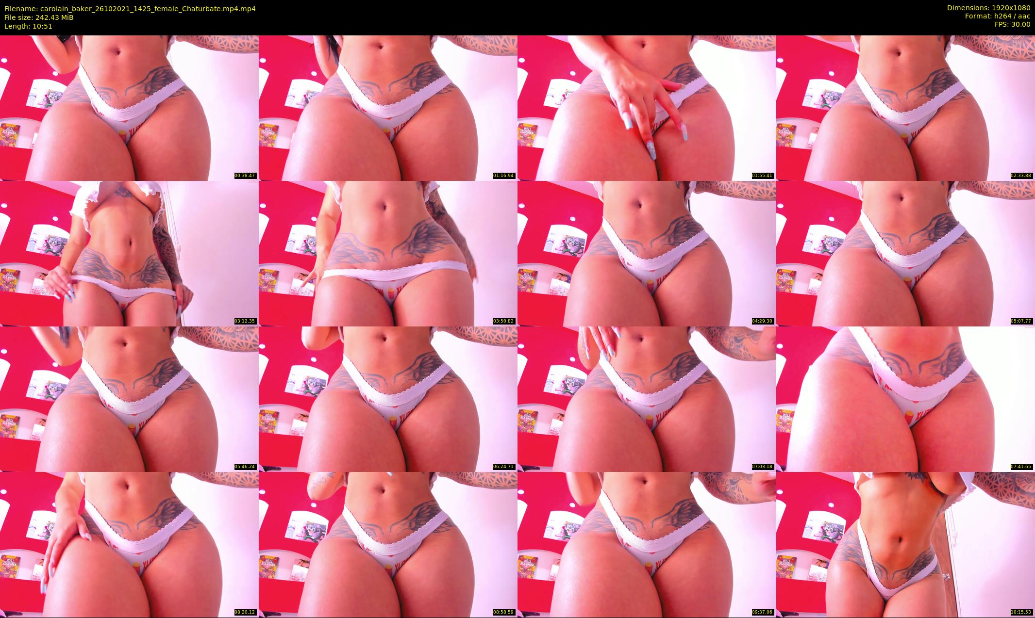 carolain_baker — 11 minute Chaturbate female cam show recording, 1080p, Oct 26, 2021