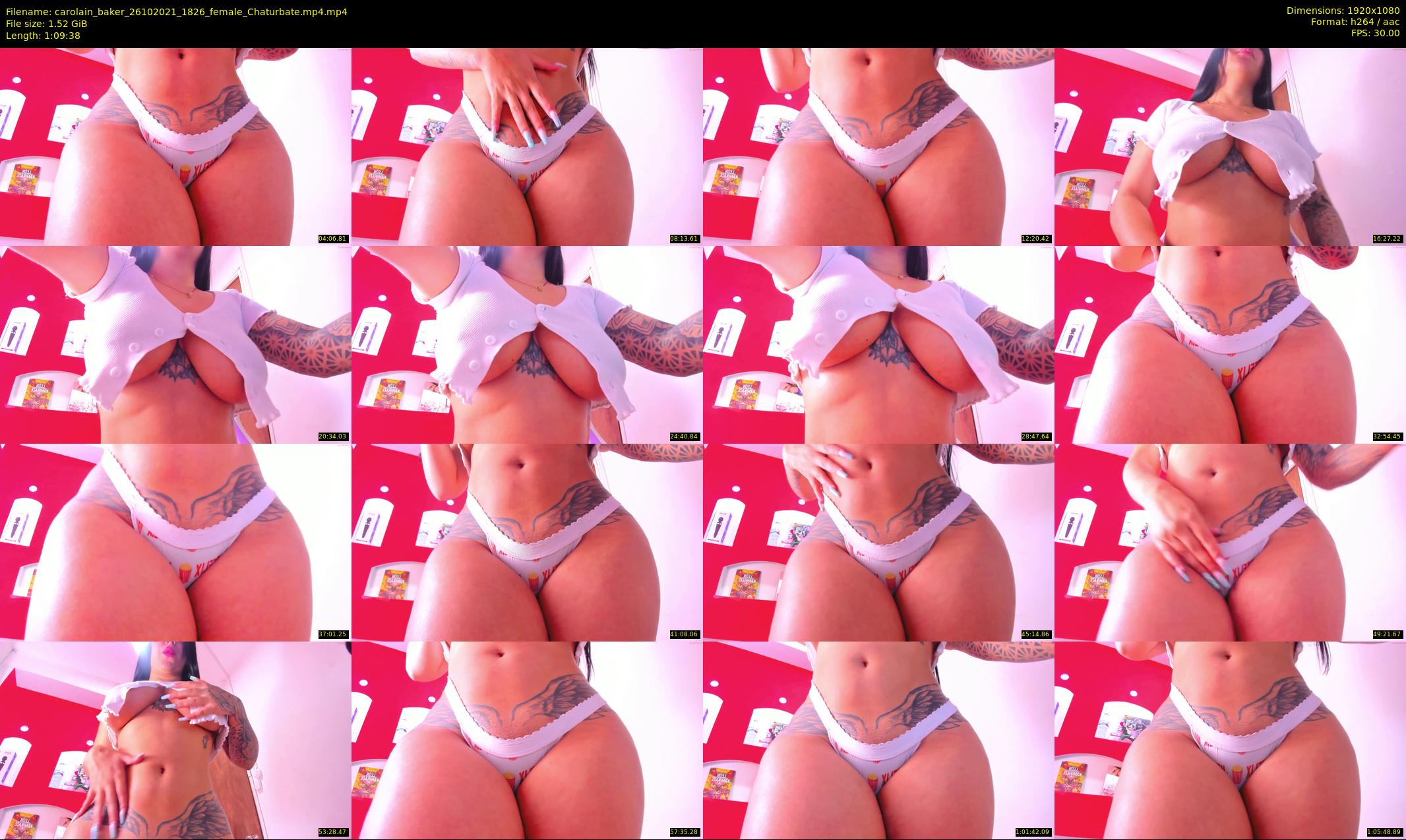 carolain_baker — 70 minute Chaturbate female cam show recording, 1080p, Oct 26, 2021