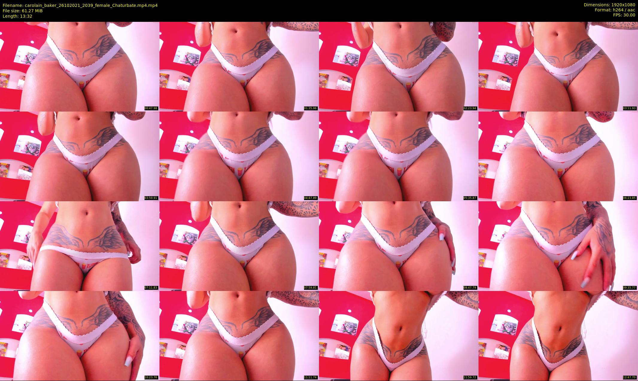 carolain_baker — 14 minute Chaturbate female cam show recording, 1080p, Oct 26, 2021