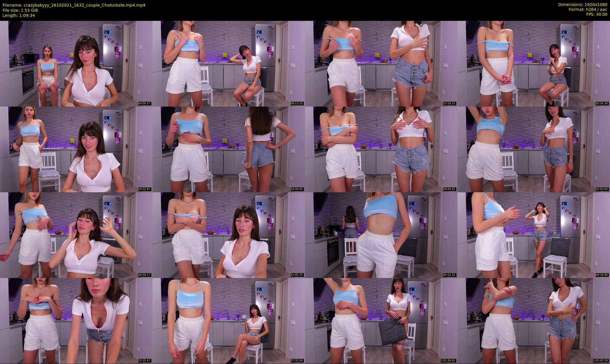 crazybabyyy — 70 minute Chaturbate couple cam show recording, 1080p, Oct 26, 2021