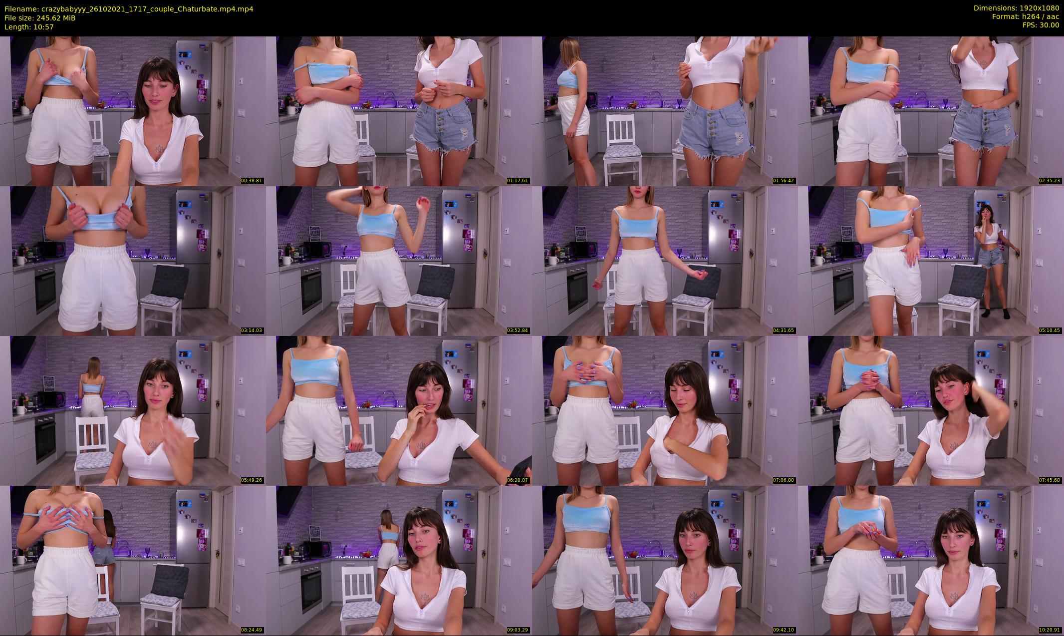 crazybabyyy — 11 minute Chaturbate couple cam show recording, 1080p, Oct 26, 2021