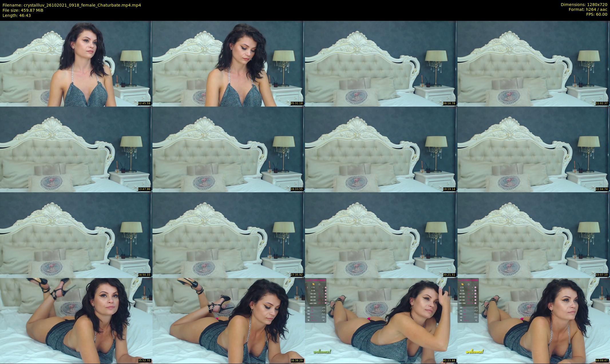crystallluv — 47 minute Chaturbate female cam show recording, 720p, Oct 26, 2021