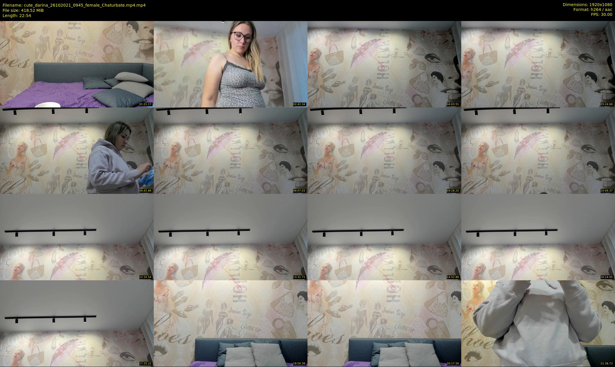 cute_darina — 23 minute Chaturbate female cam show recording, 1080p, Oct 26, 2021