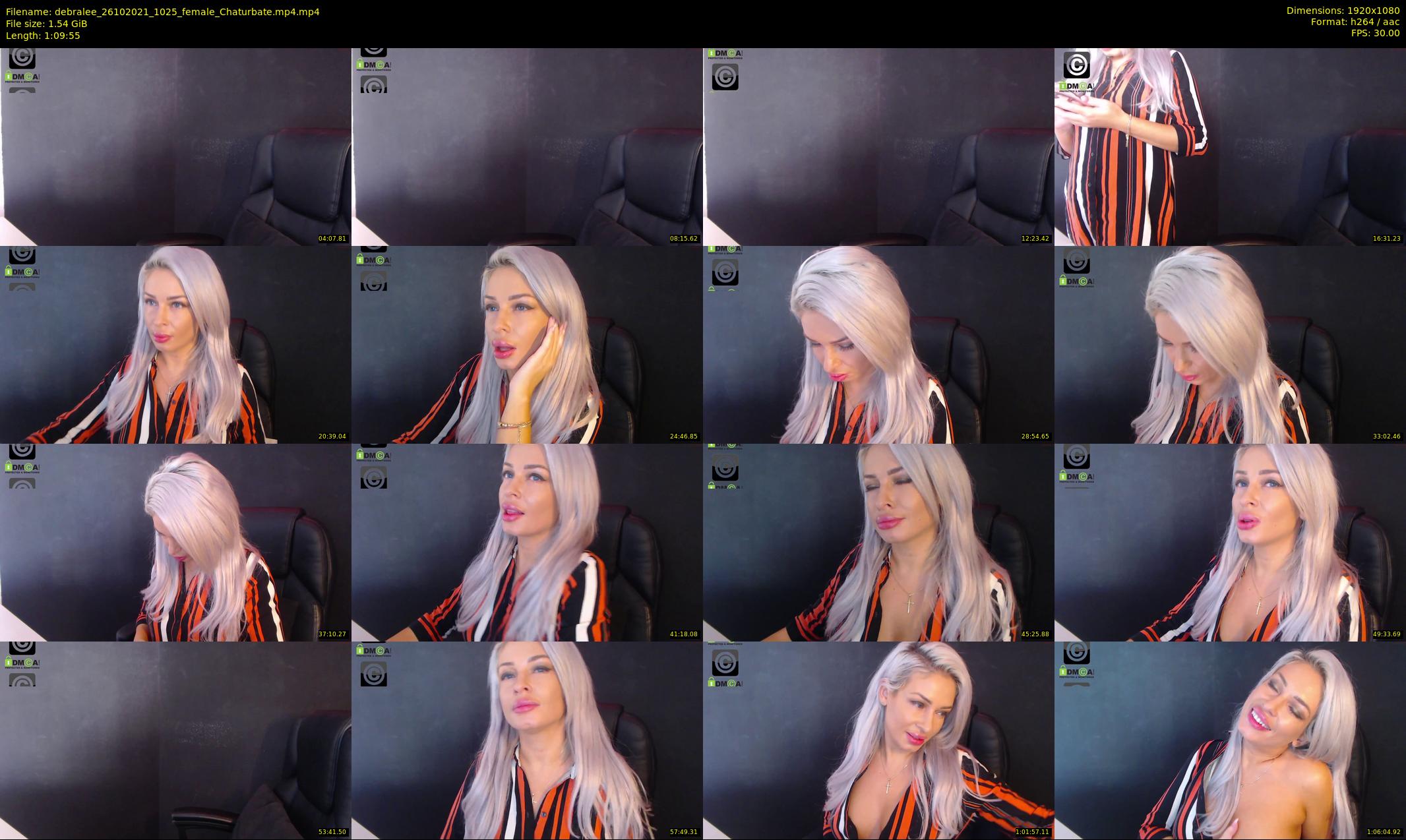 debralee — 70 minute Chaturbate female cam show recording, 1080p, Oct 26, 2021