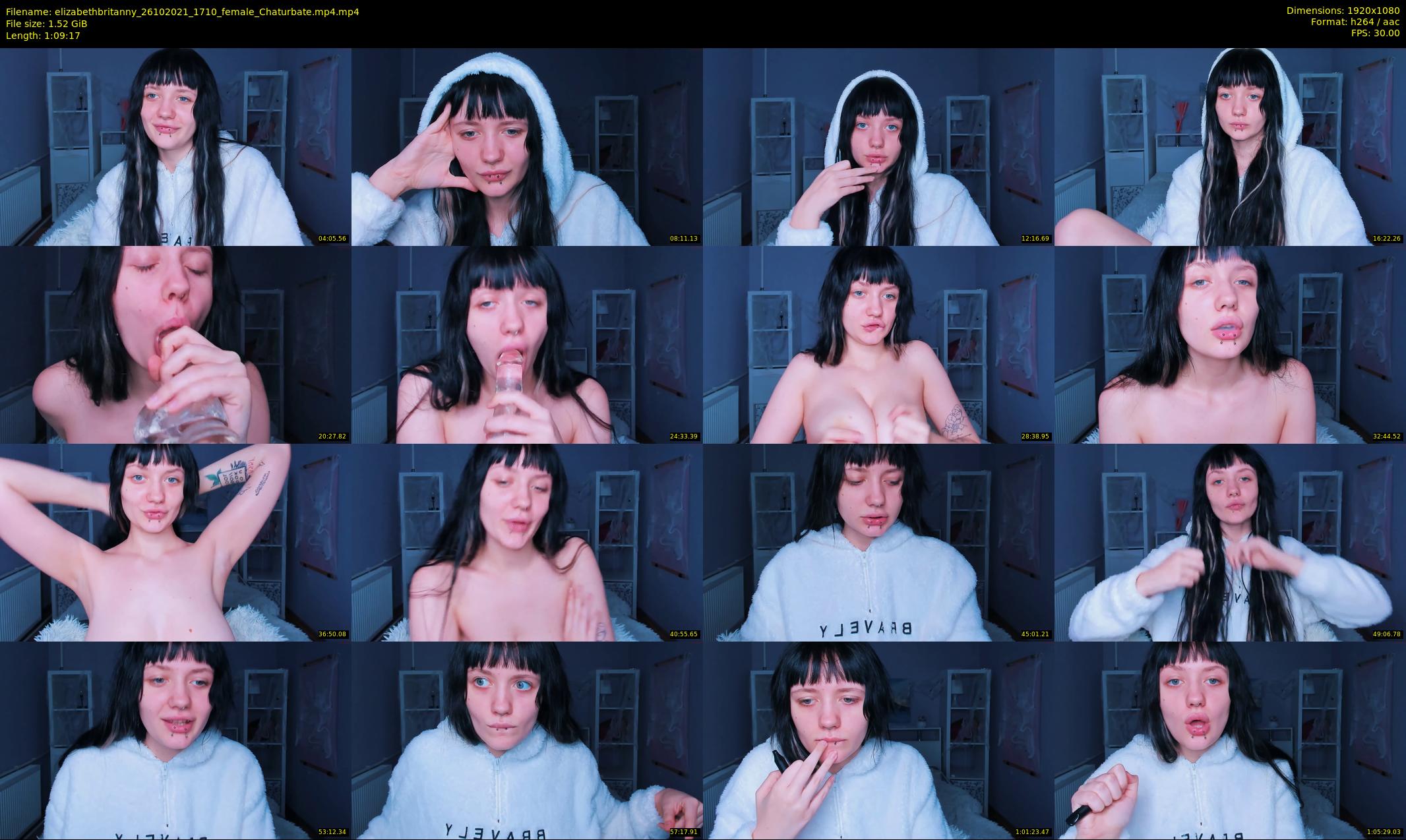 elizabethbritanny — 70 minute Chaturbate female cam show recording, 1080p, Oct 26, 2021