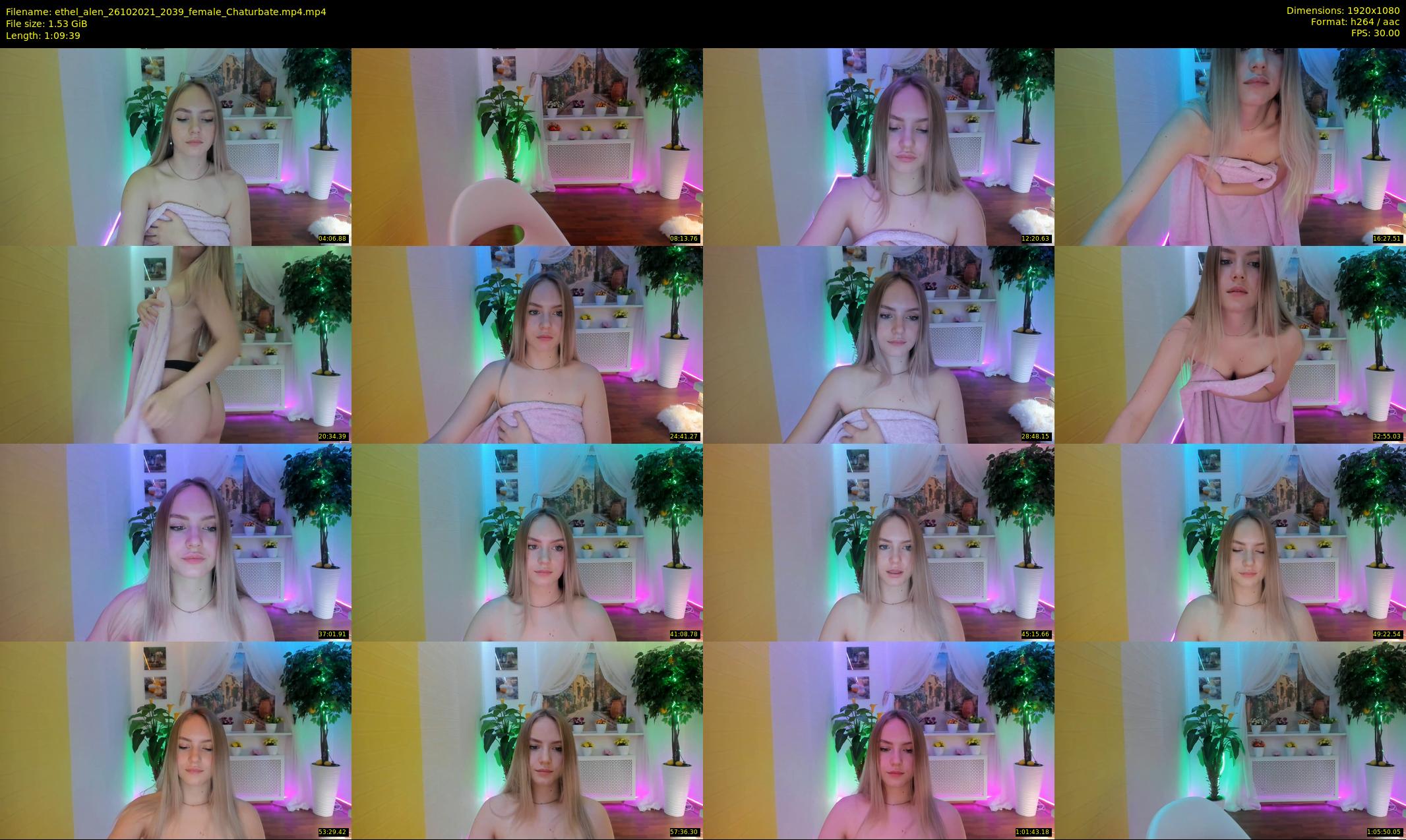 ethel_alen — 70 minute Chaturbate female cam show recording, 1080p, Oct 26, 2021