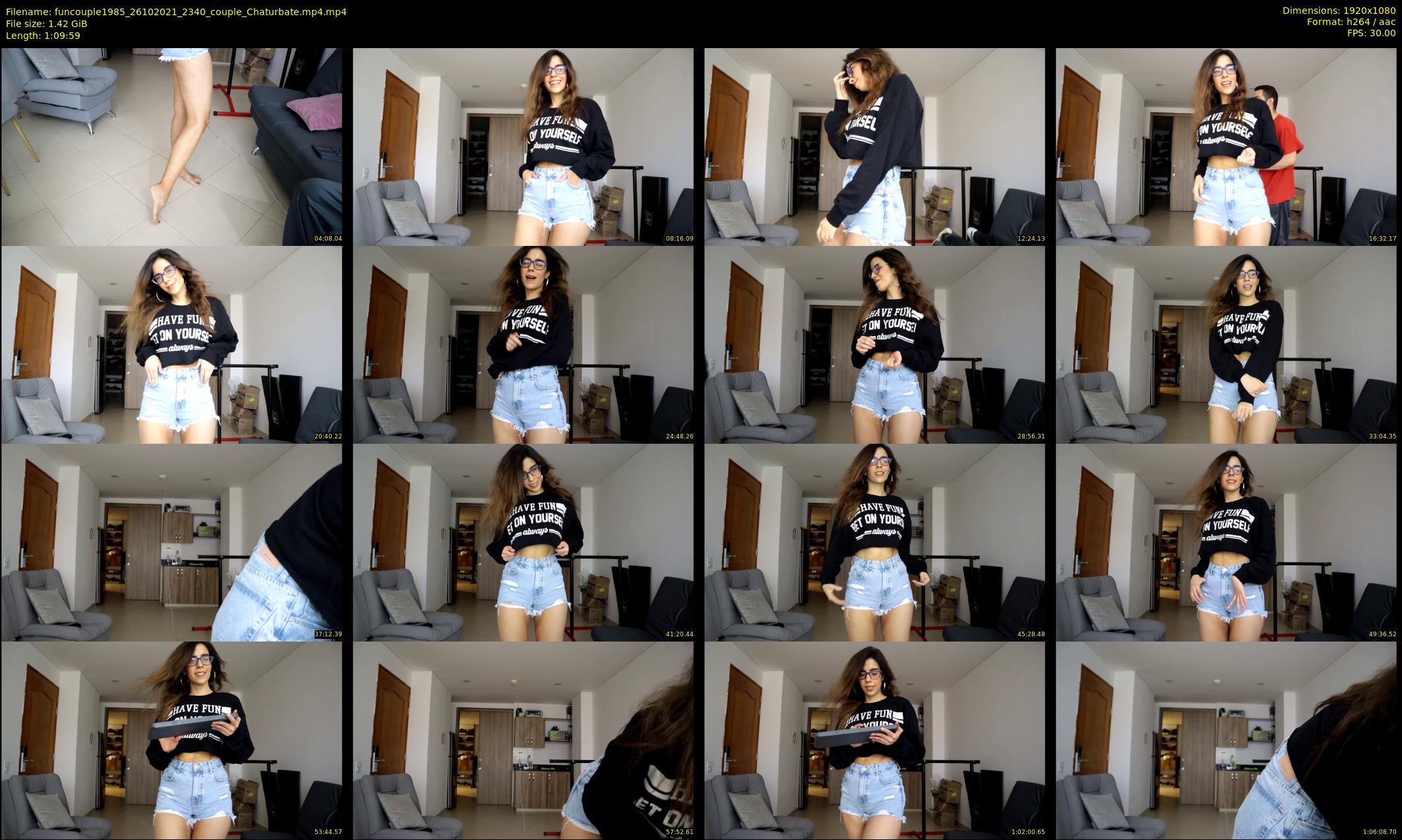 funcouple1985 — 70 minute Chaturbate couple cam show recording, 1080p, Oct 26, 2021