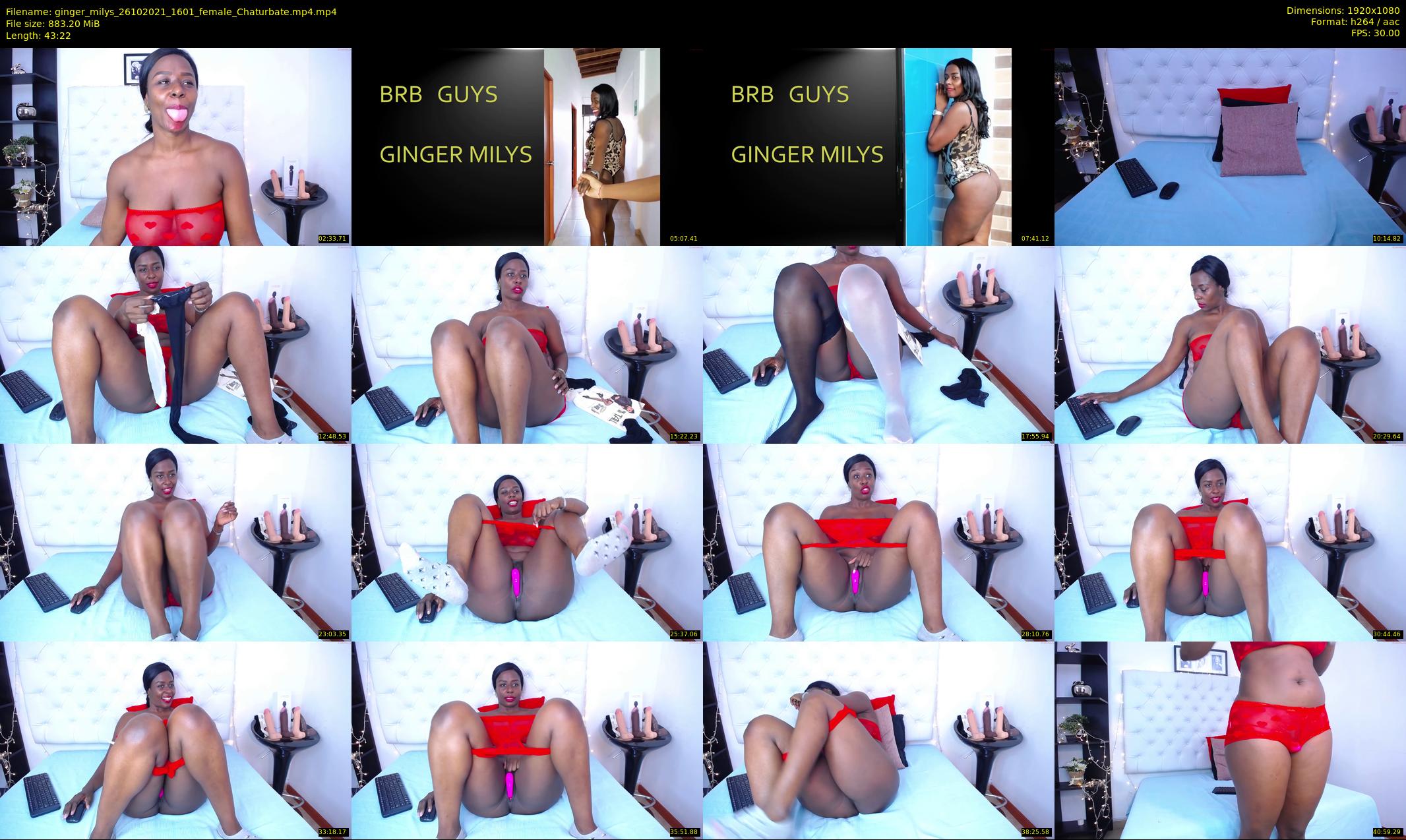 ginger_milys — 44 minute Chaturbate female cam show recording, 1080p, Oct 26, 2021