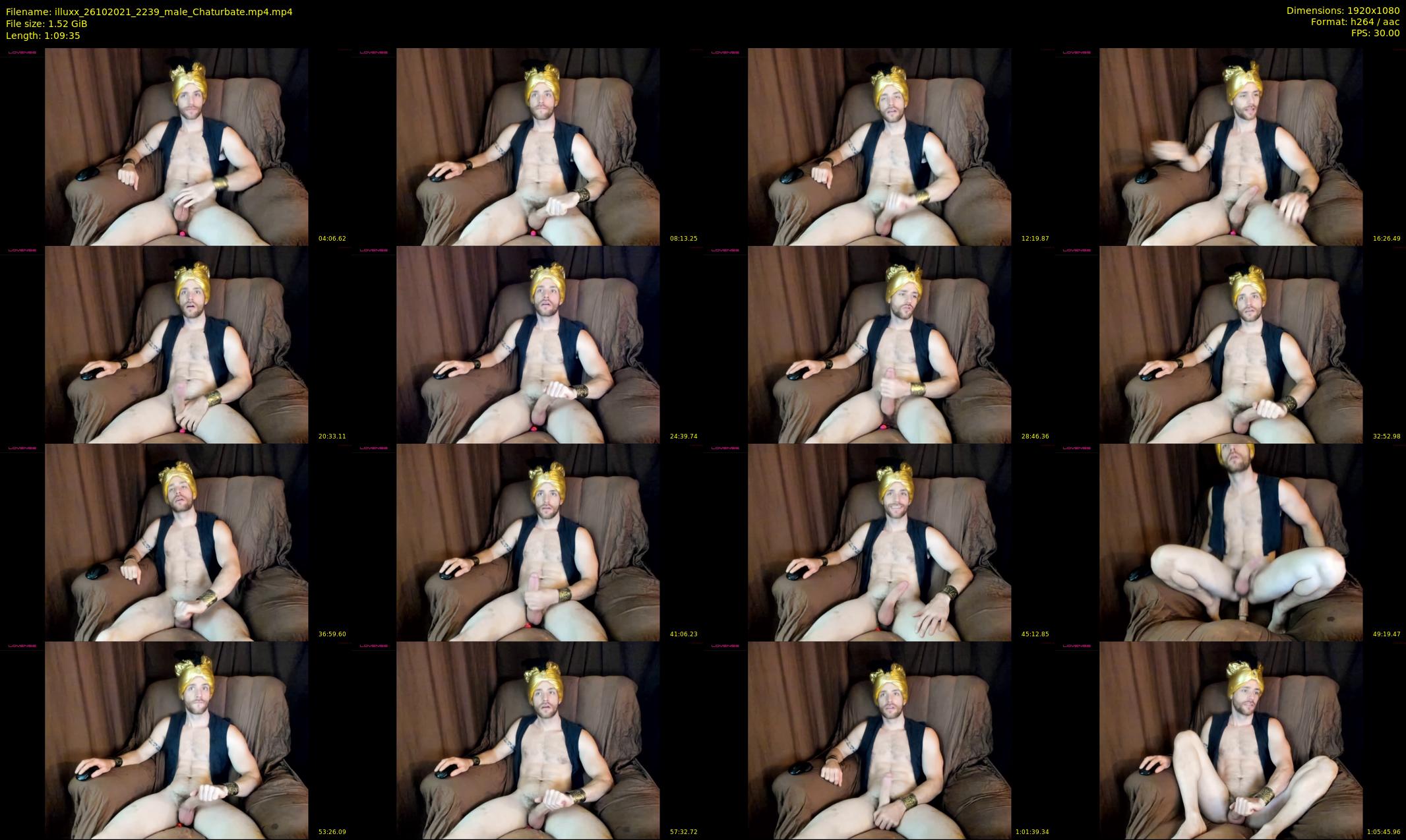 illuxx — 70 minute Chaturbate male cam show recording, 1080p, Oct 26, 2021