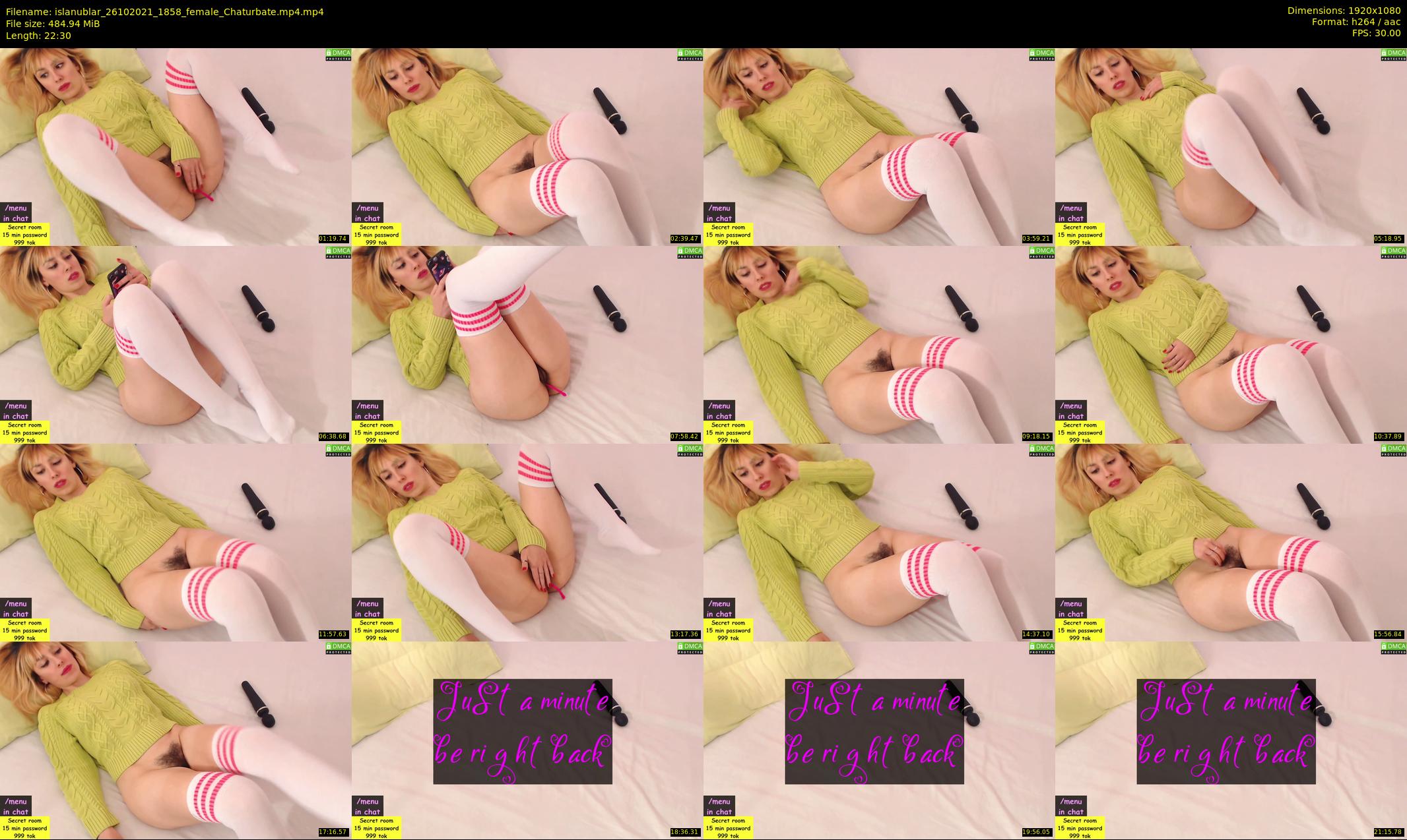 islanublar — 23 minute Chaturbate female cam show recording, 1080p, Oct 26, 2021