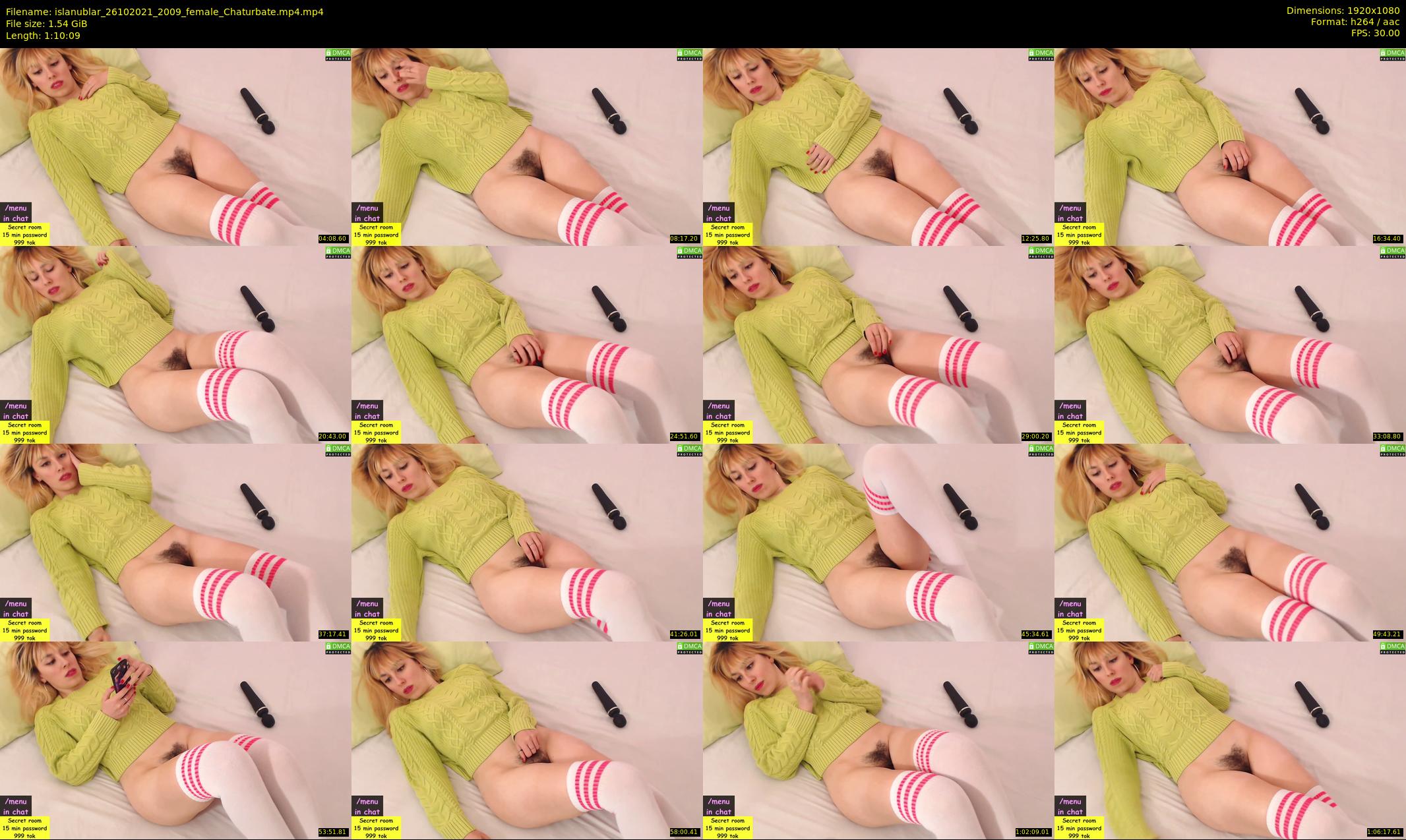 islanublar — 71 minute Chaturbate female cam show recording, 1080p, Oct 26, 2021