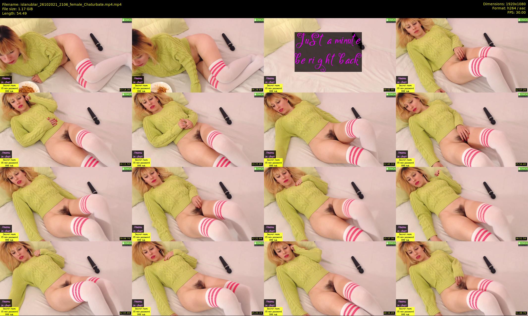 islanublar — 55 minute Chaturbate female cam show recording, 1080p, Oct 26, 2021