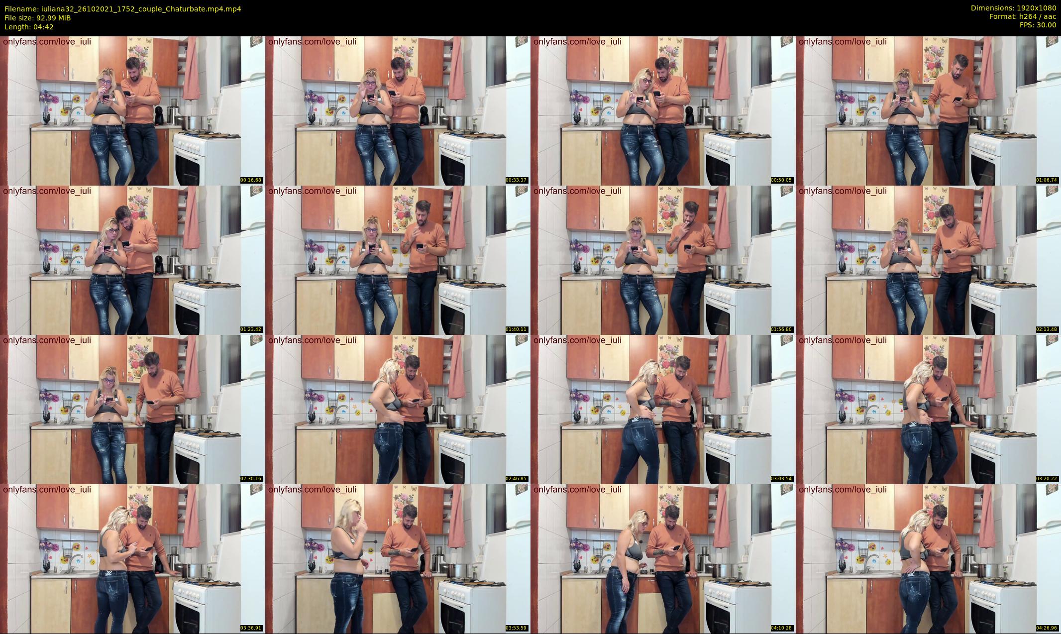 iuliana32 — 5 minute Chaturbate couple cam show recording, 1080p, Oct 26, 2021