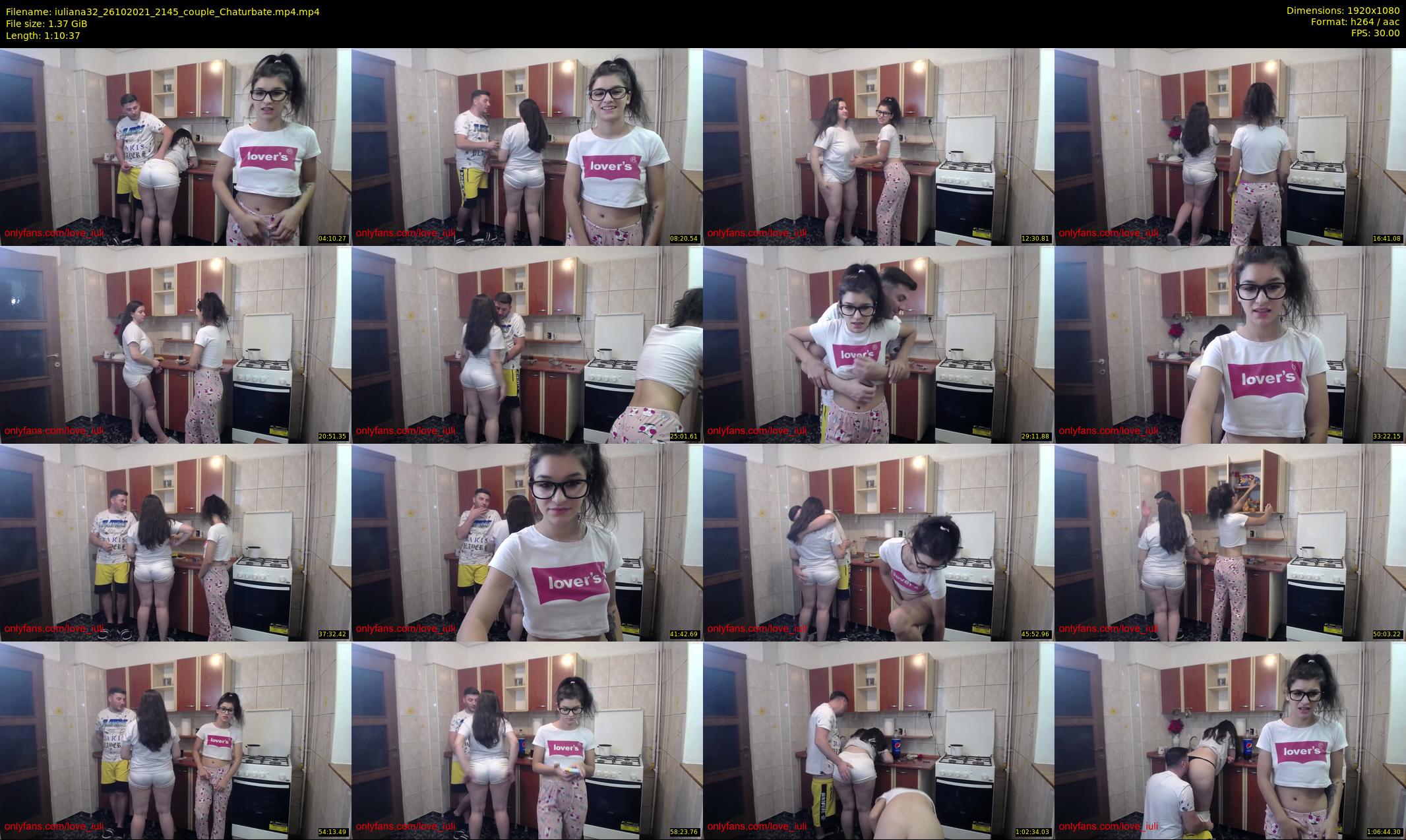 iuliana32 — 71 minute Chaturbate couple cam show recording, 1080p, Oct 26, 2021