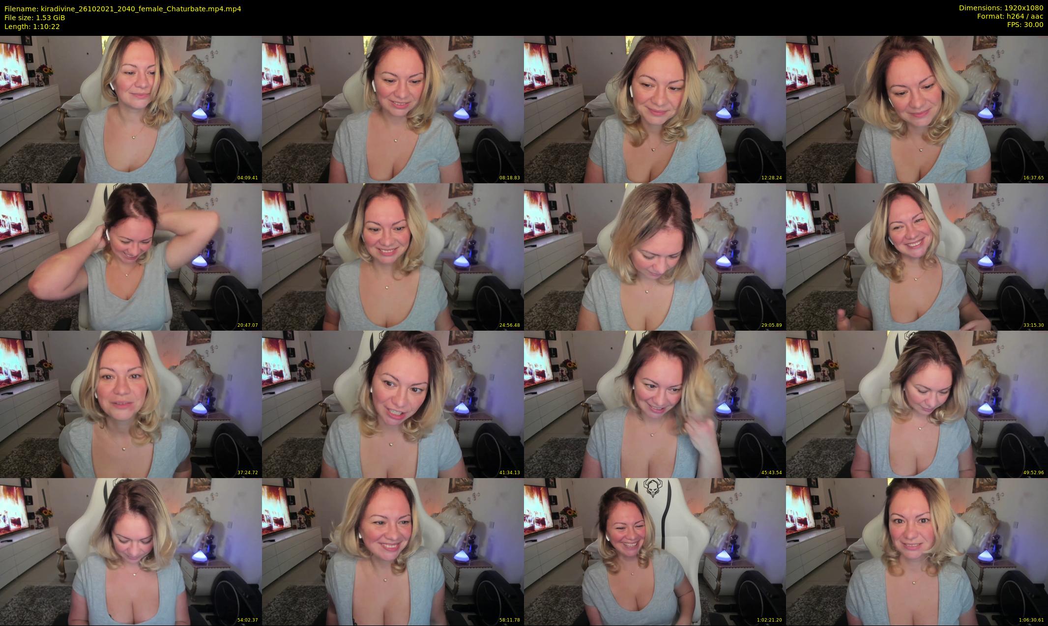 kiradivine — 71 minute Chaturbate female cam show recording, 1080p, Oct 26, 2021