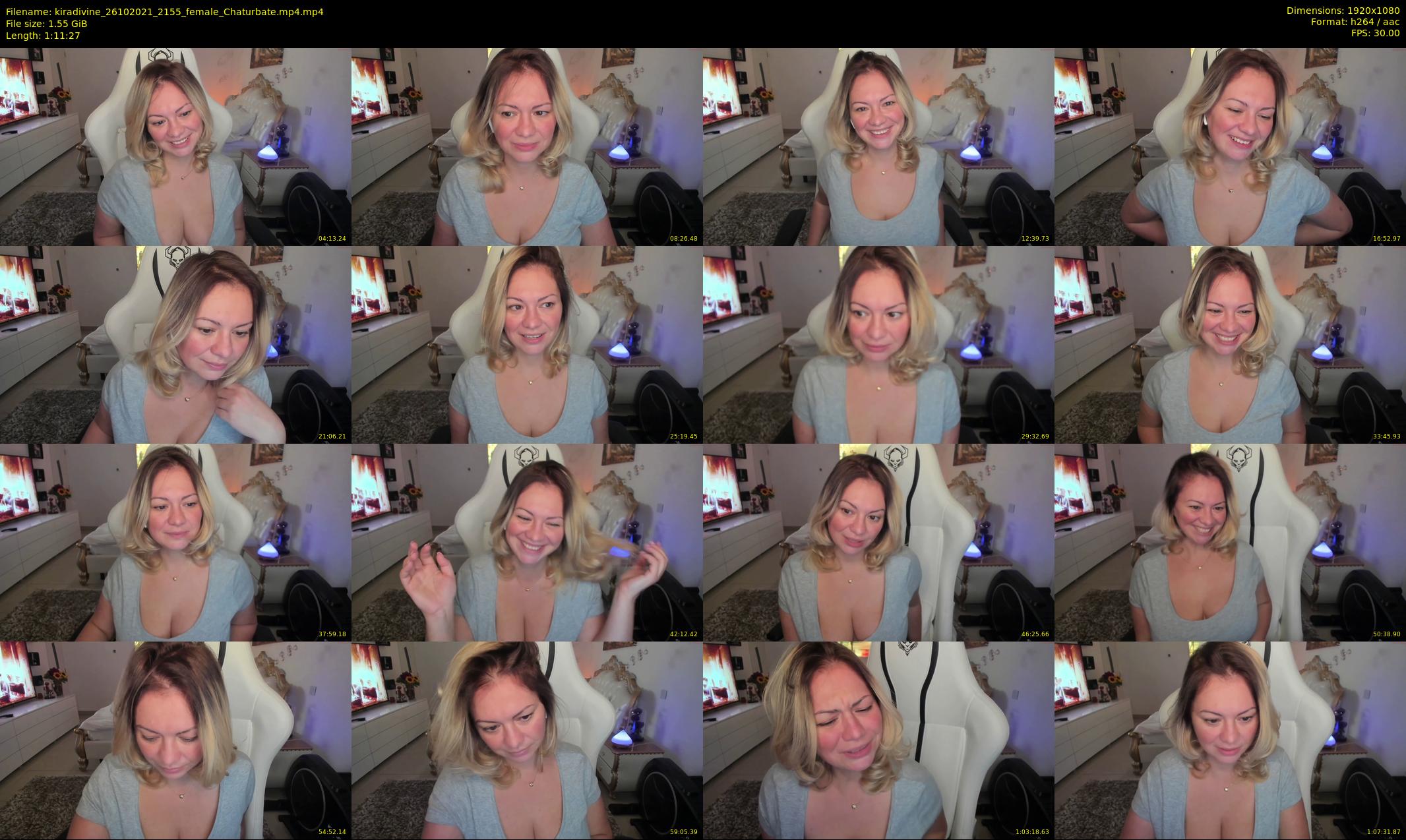kiradivine — 72 minute Chaturbate female cam show recording, 1080p, Oct 26, 2021