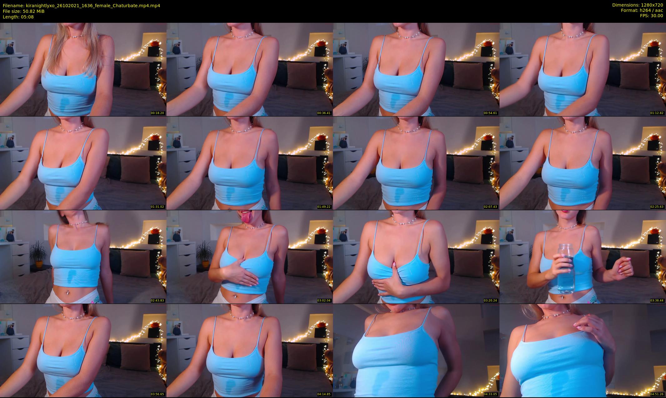 kiranightlyxo — 6 minute Chaturbate female cam show recording, 720p, Oct 26, 2021