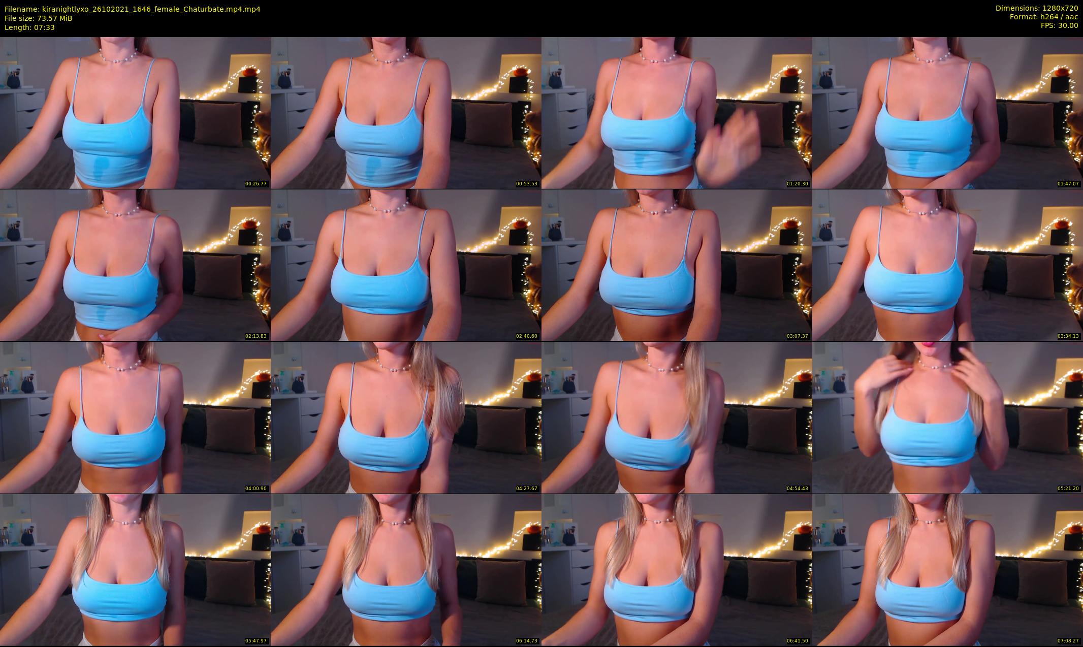 kiranightlyxo — 8 minute Chaturbate female cam show recording, 720p, Oct 26, 2021