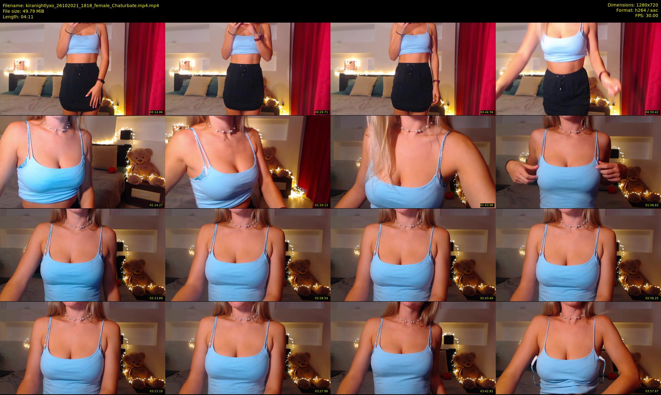 kiranightlyxo — 5 minute Chaturbate female cam show recording, 720p, Oct 26, 2021