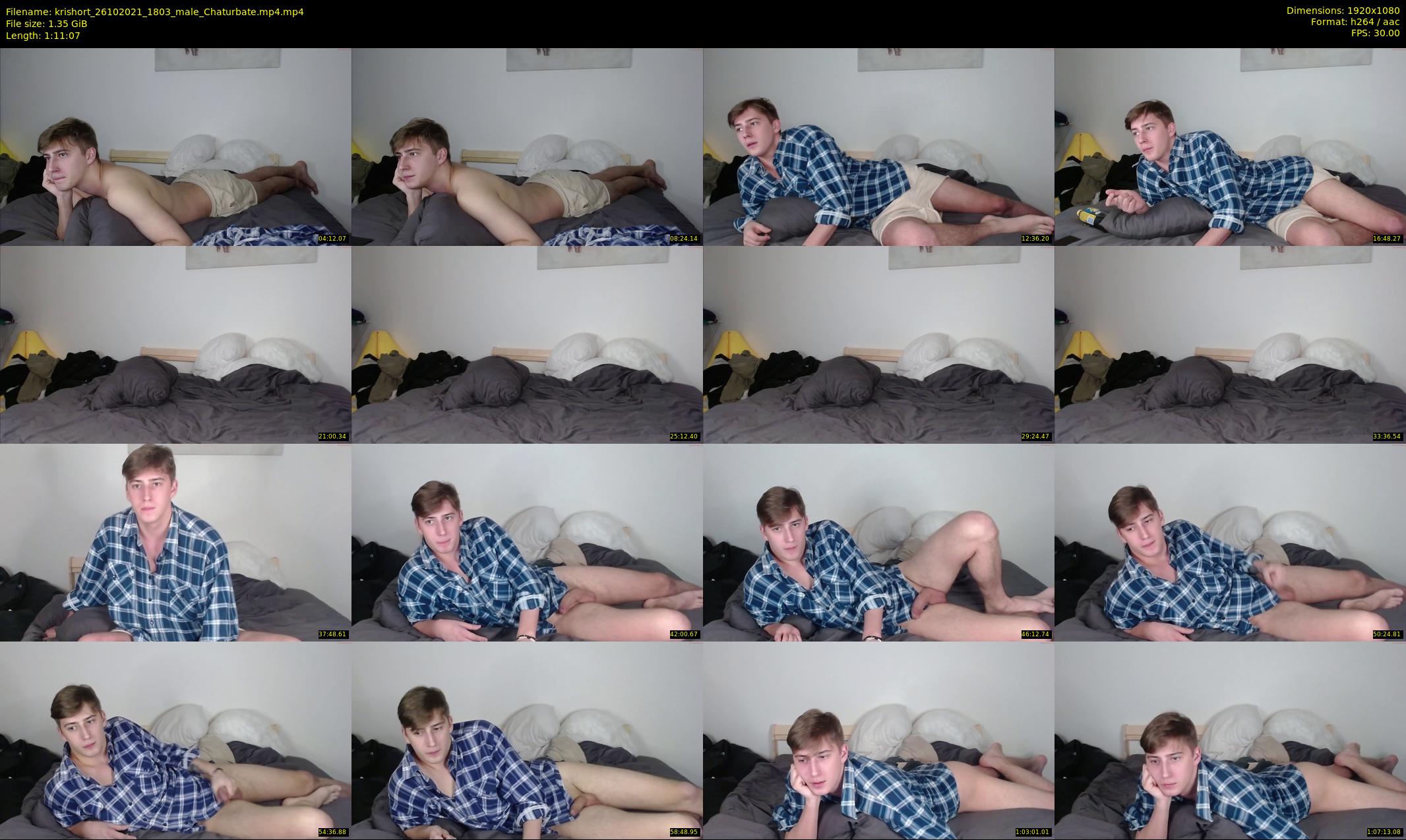 krishort — 72 minute Chaturbate male cam show recording, 1080p, Oct 26, 2021