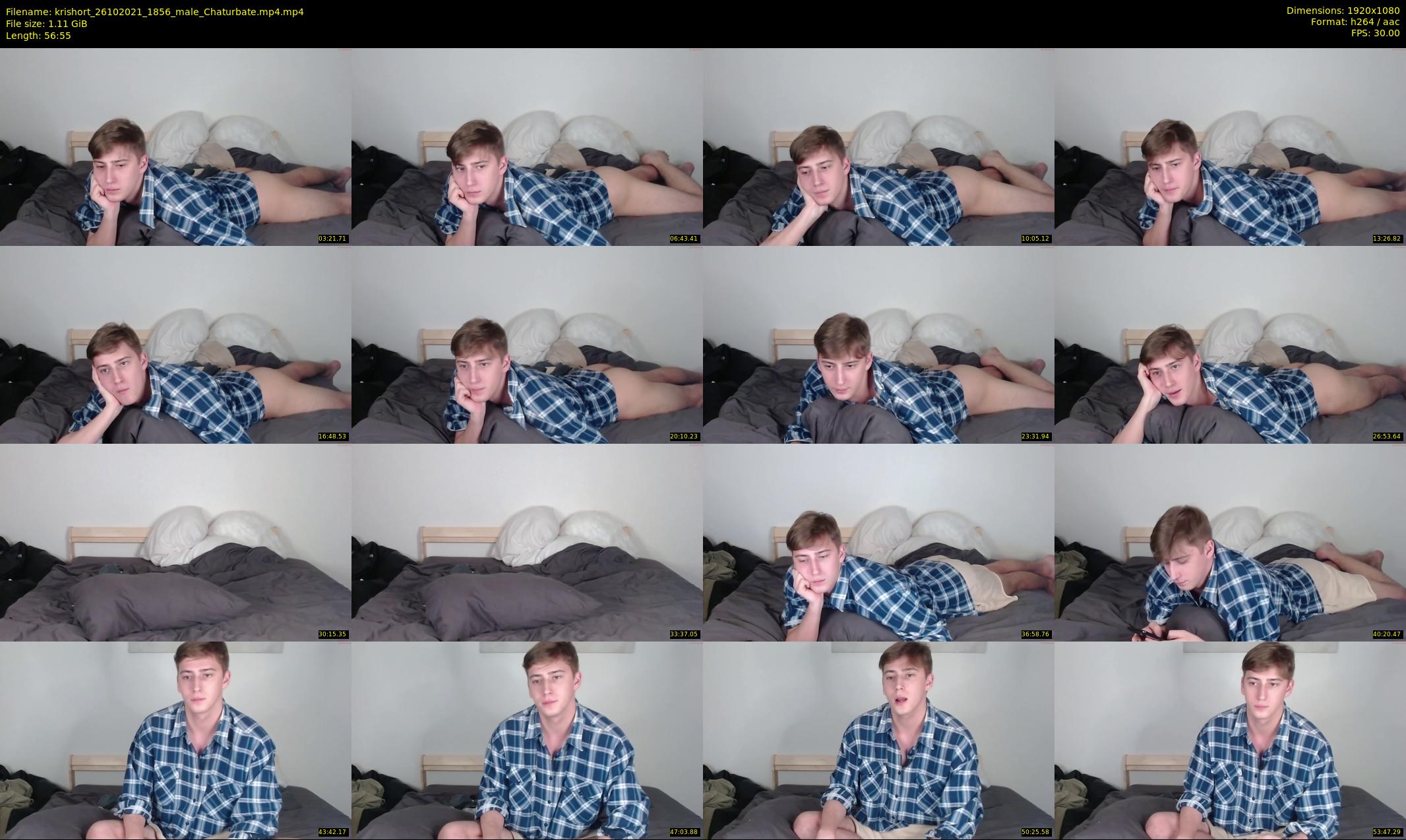 krishort — 57 minute Chaturbate male cam show recording, 1080p, Oct 26, 2021