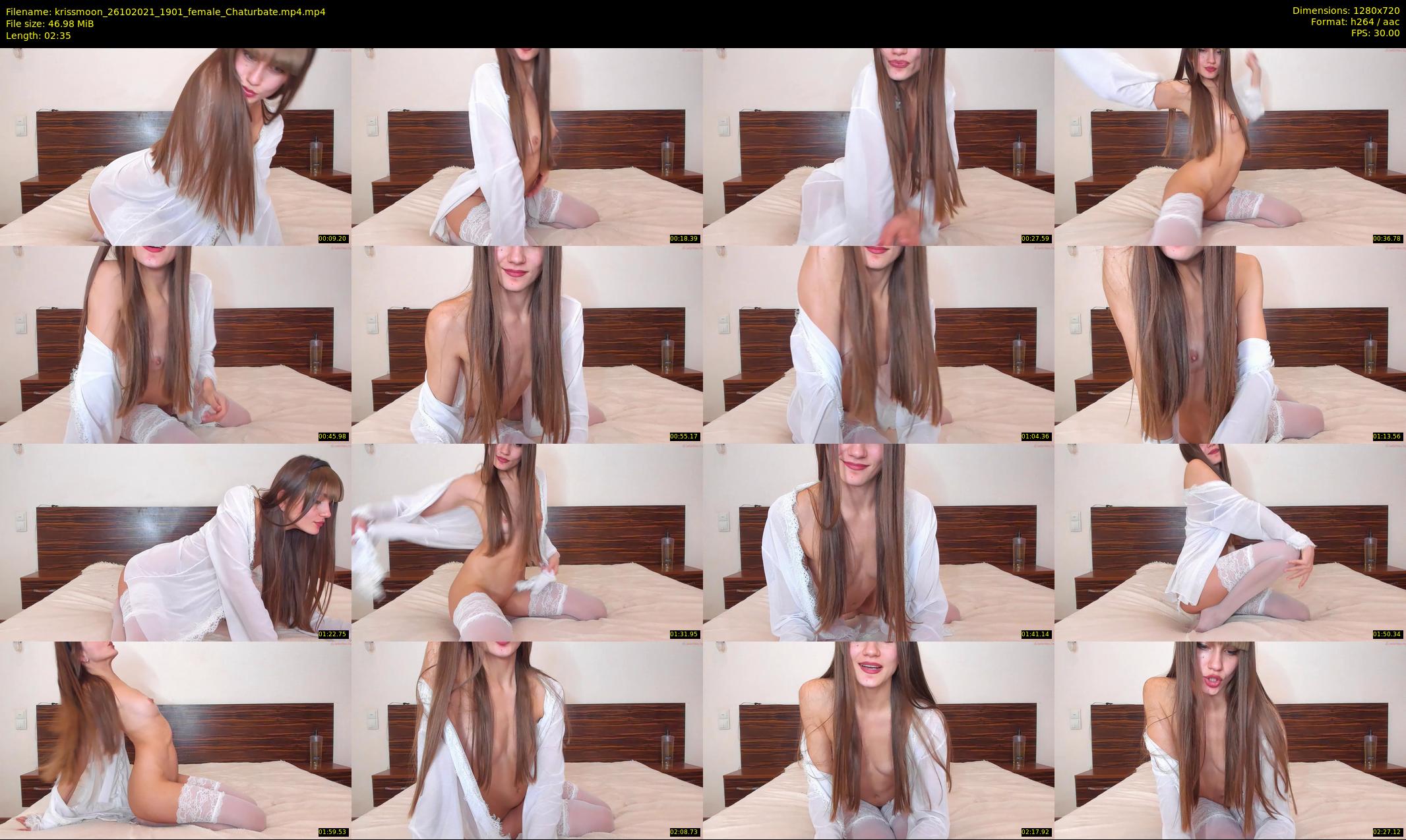 krissmoon — 3 minute Chaturbate female cam show recording, 720p, Oct 26, 2021