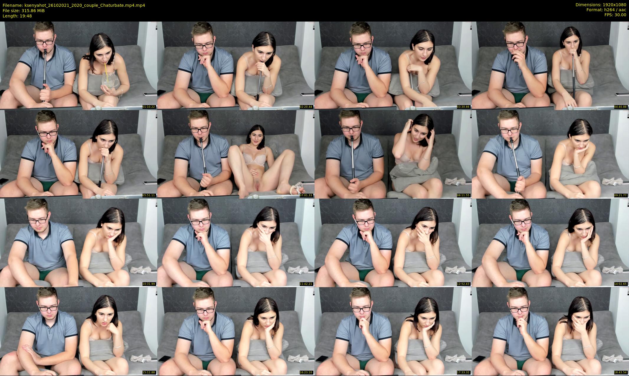 ksenyahot — 20 minute Chaturbate couple cam show recording, 1080p, Oct 26, 2021