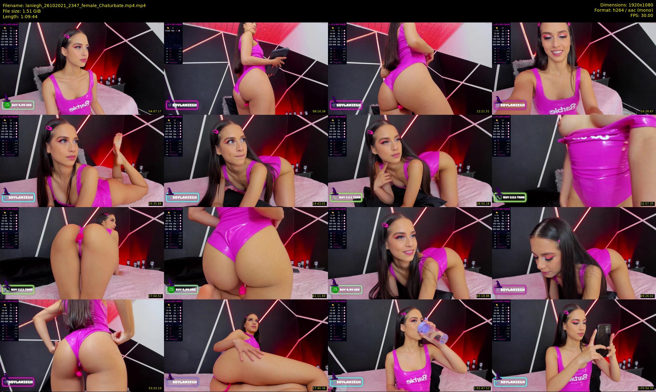 laniegh — 70 minute Chaturbate female cam show recording, 1080p, Oct 26, 2021