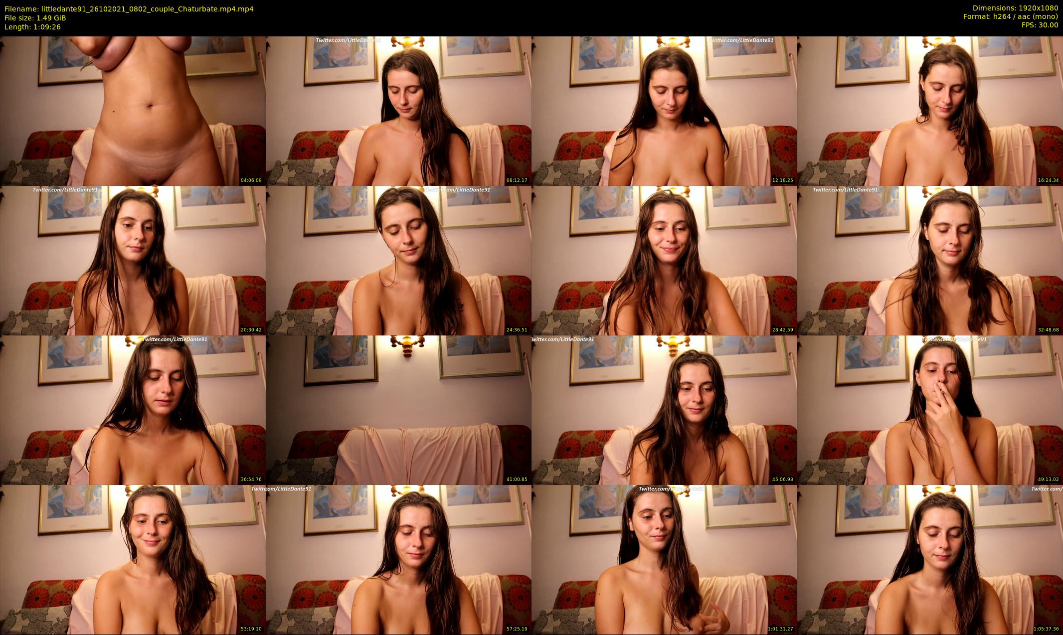 littledante91 — 70 minute Chaturbate couple cam show recording, 1080p, Oct 26, 2021