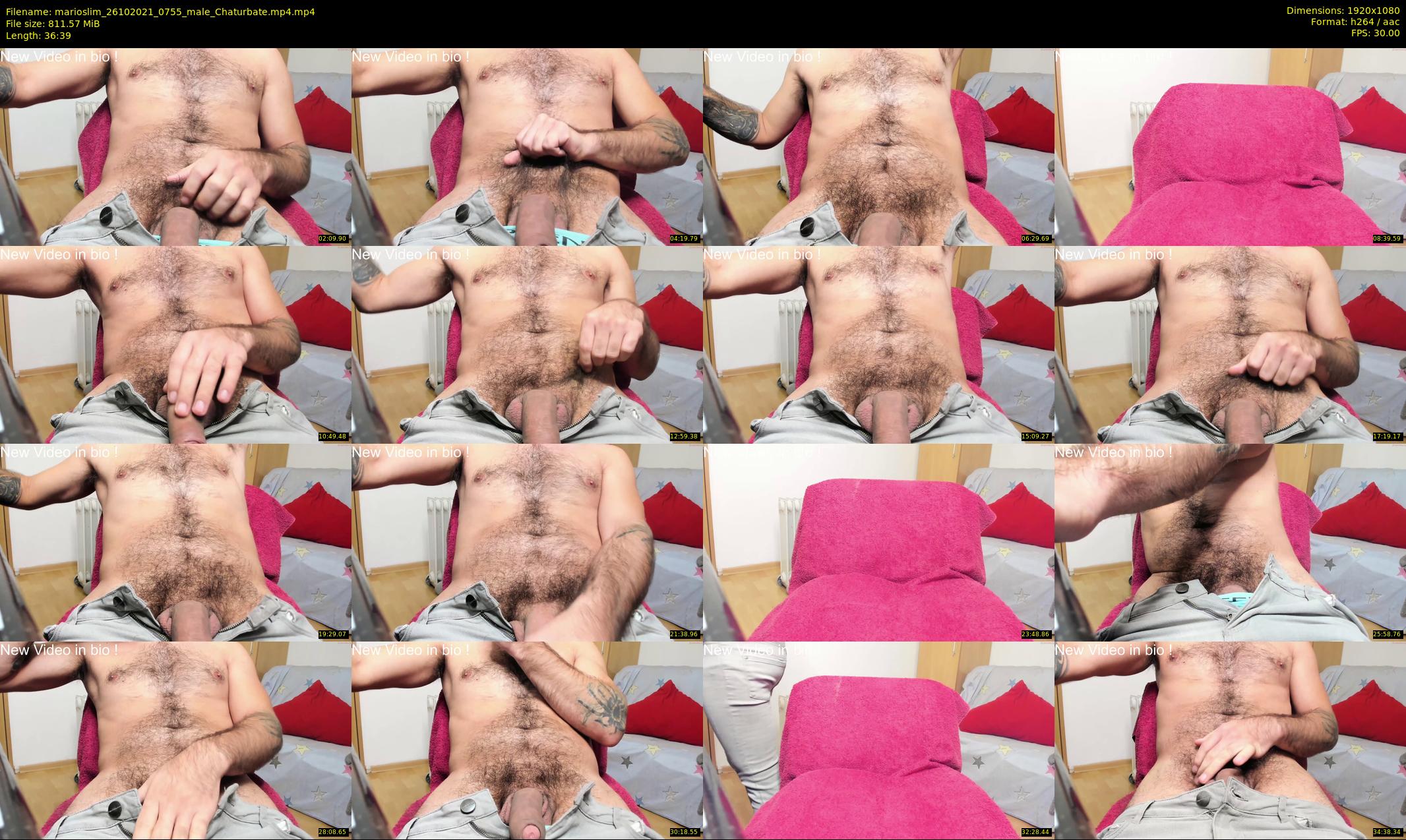 marioslim — 37 minute Chaturbate male cam show recording, 1080p, Oct 26, 2021