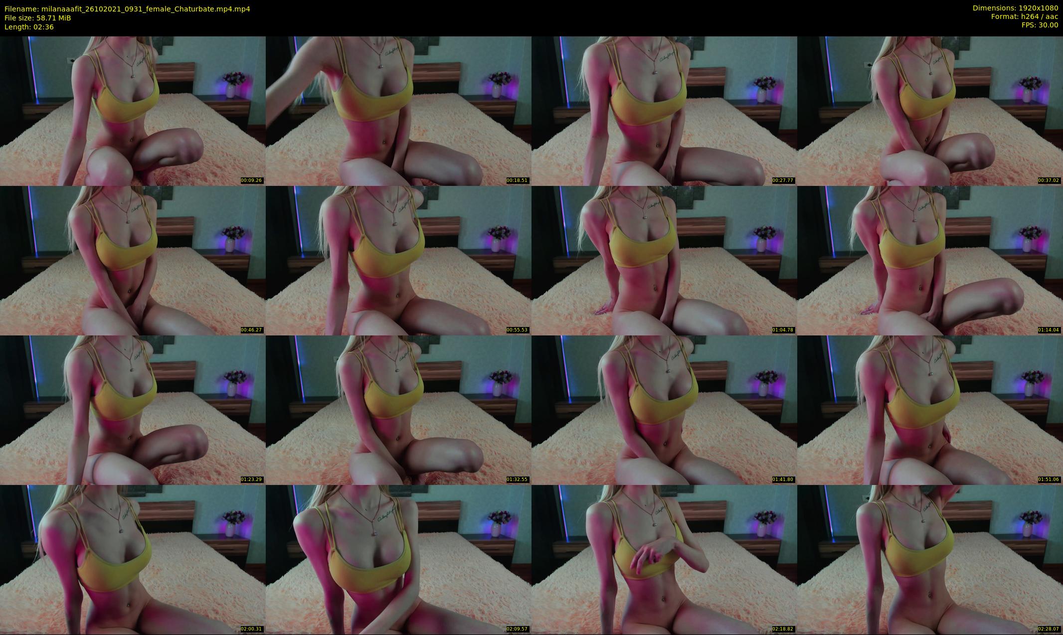 milanaaafit — 3 minute Chaturbate couple cam show recording, 1080p, Oct 26, 2021