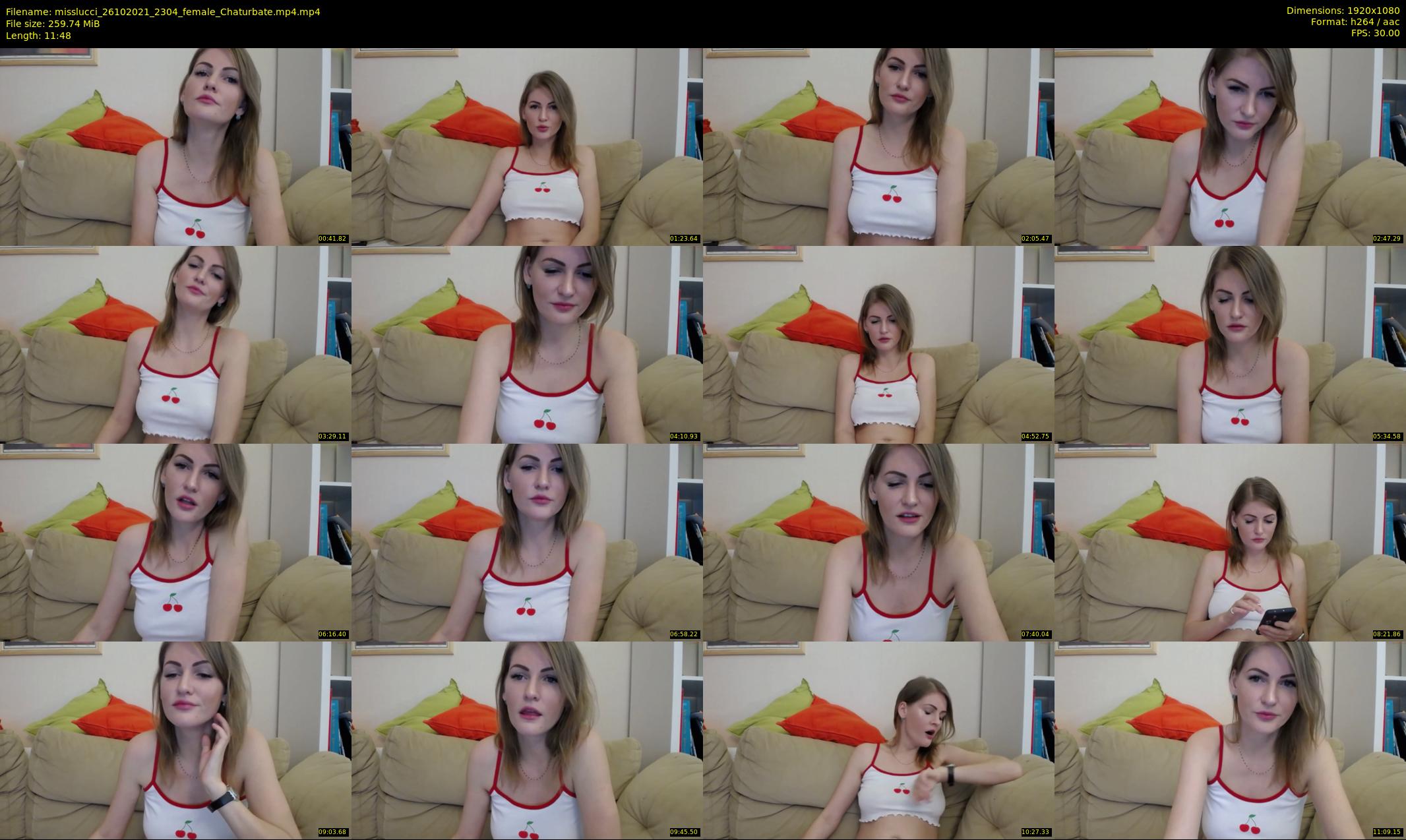 misslucci — 12 minute Chaturbate female cam show recording, 1080p, Oct 26, 2021