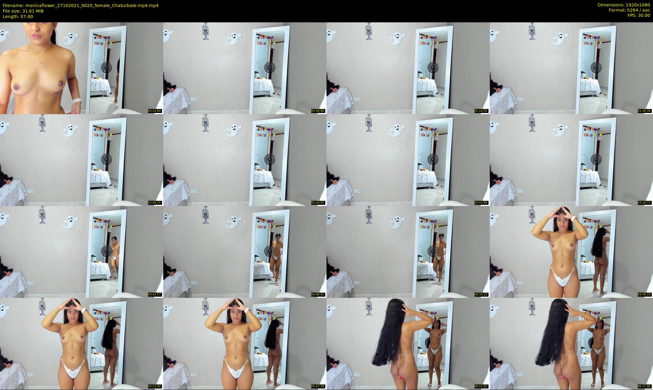 monicaflower — 7 minute Chaturbate female cam show recording, 1080p, Oct 27, 2021