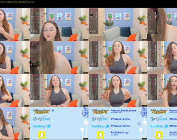 natural_british_emma — 20 minute Chaturbate female cam show recording, 1080p, Oct 26, 2021