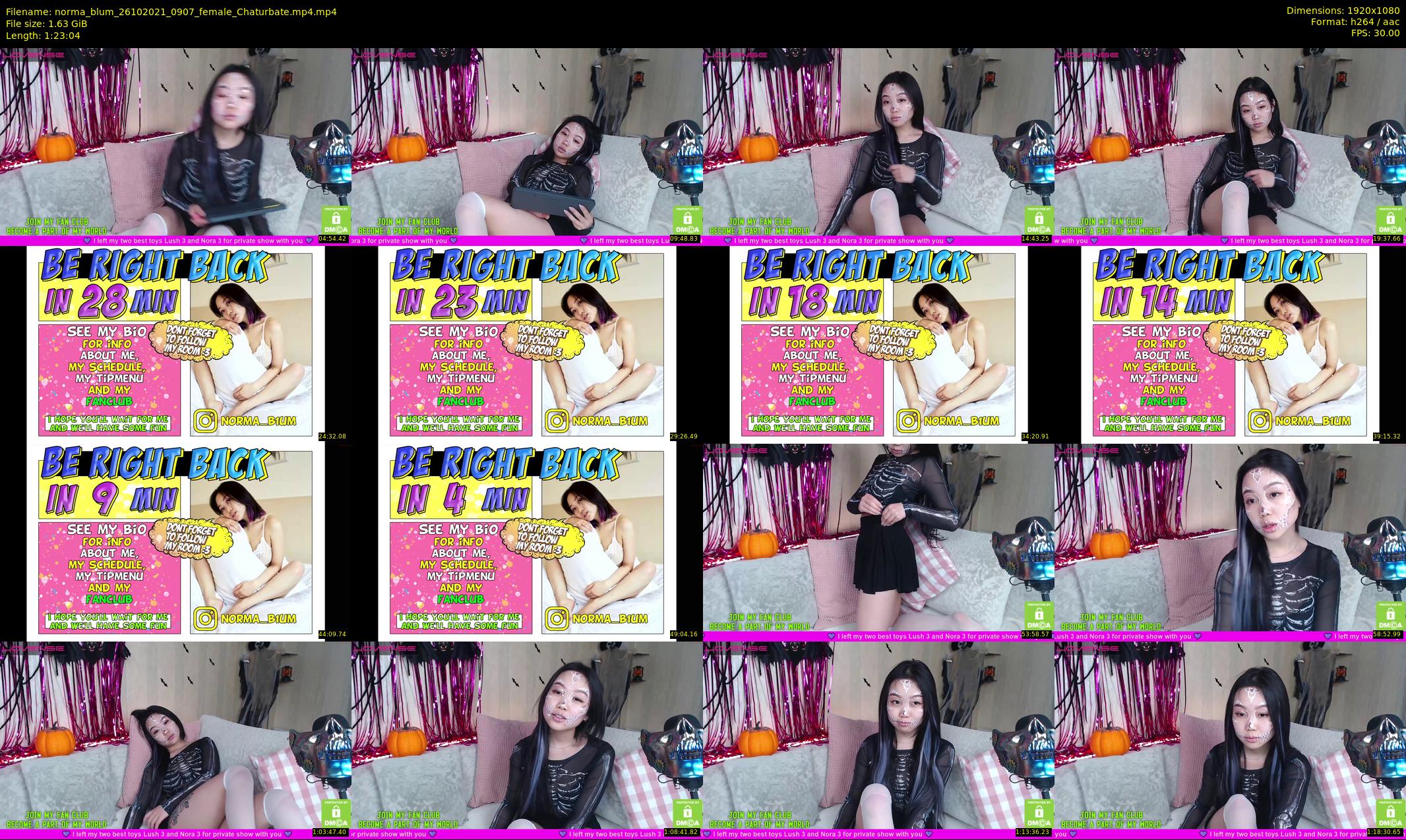 norma_blum — 84 minute Chaturbate female cam show recording, 1080p, Oct 26, 2021