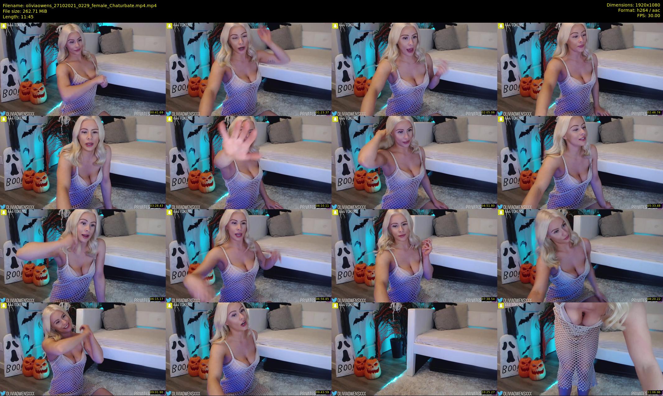 oliviaowens — 12 minute Chaturbate female cam show recording, 1080p, Oct 27, 2021
