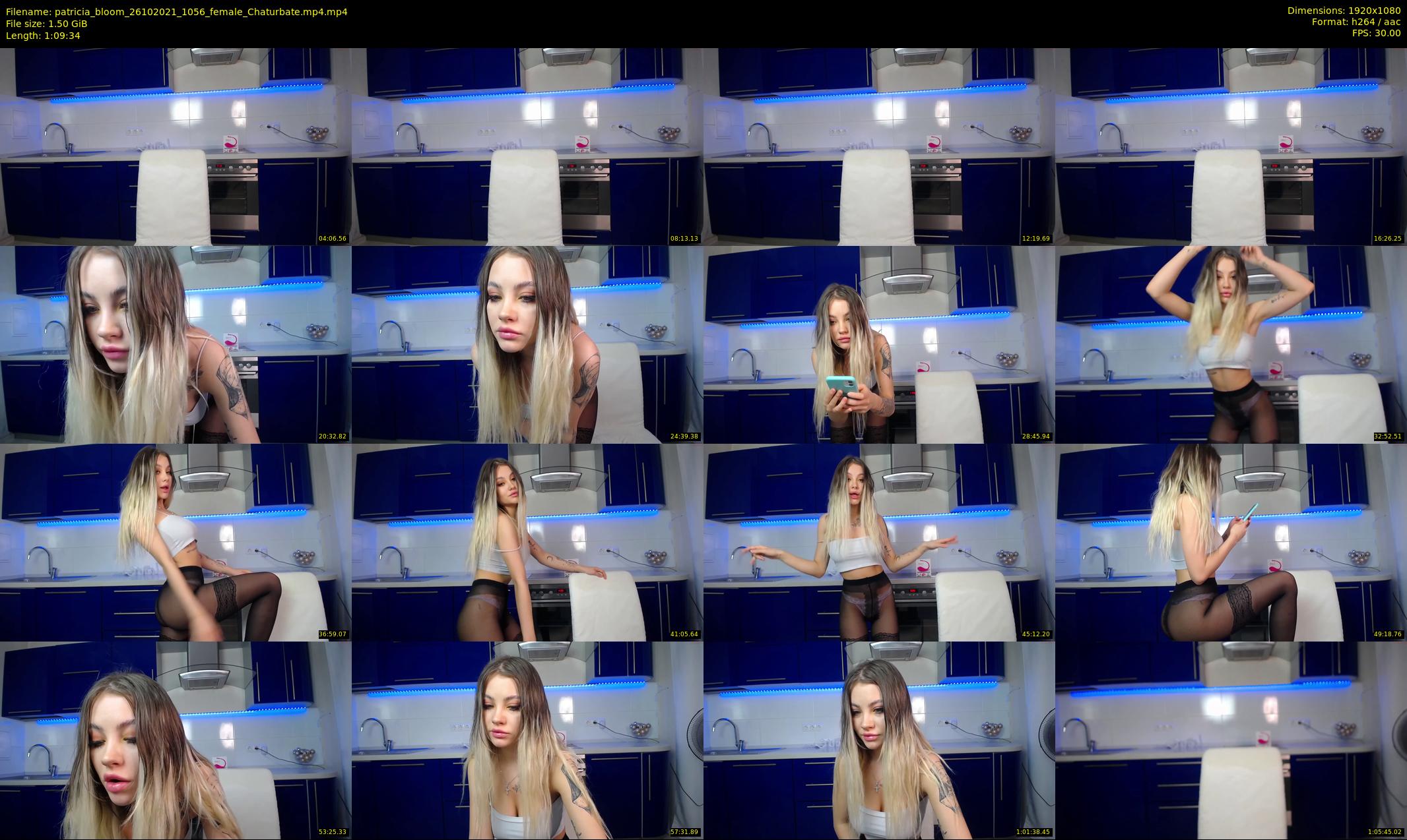 patricia_bloom — 70 minute Chaturbate female cam show recording, 1080p, Oct 26, 2021