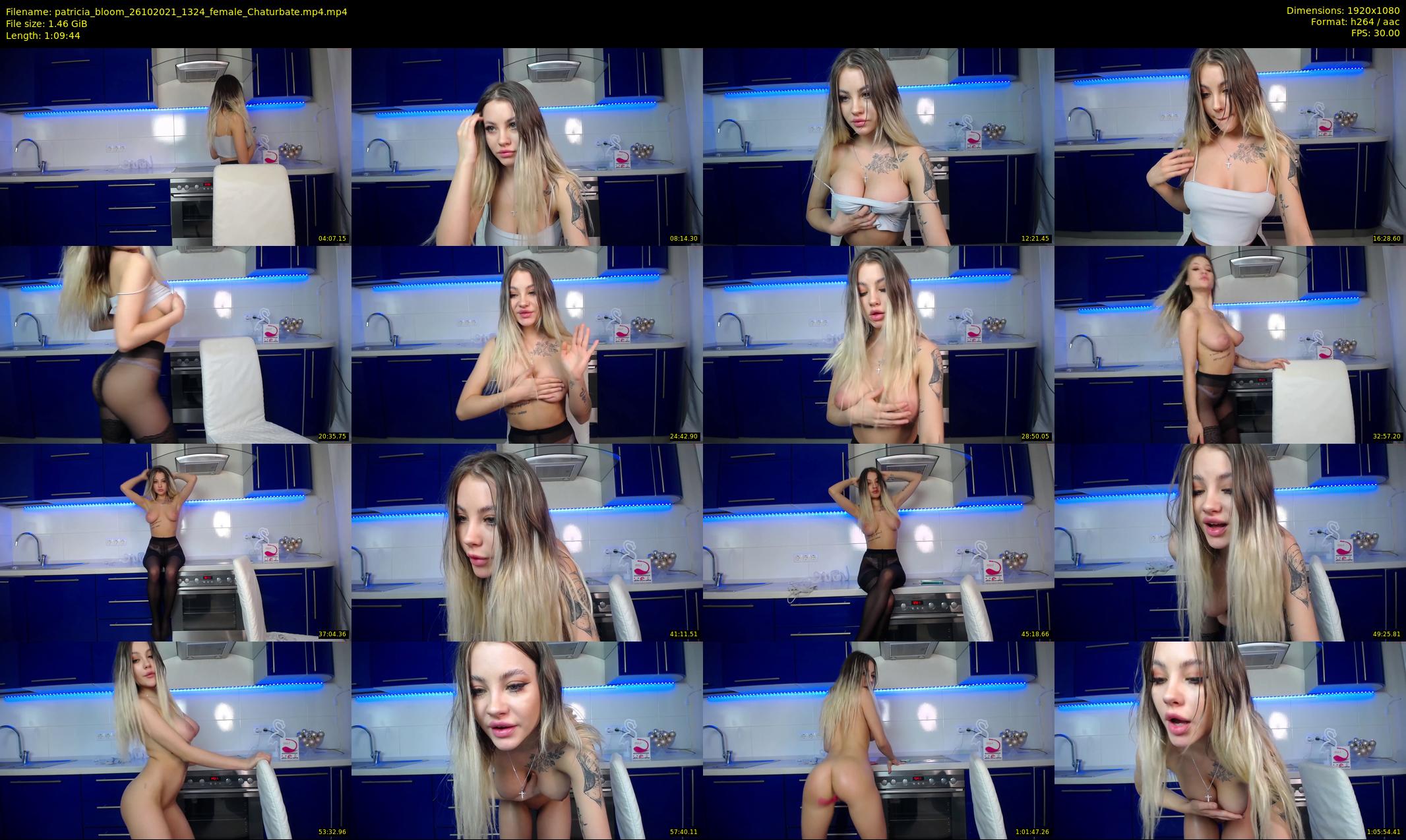 patricia_bloom — 70 minute Chaturbate female cam show recording, 1080p, Oct 26, 2021