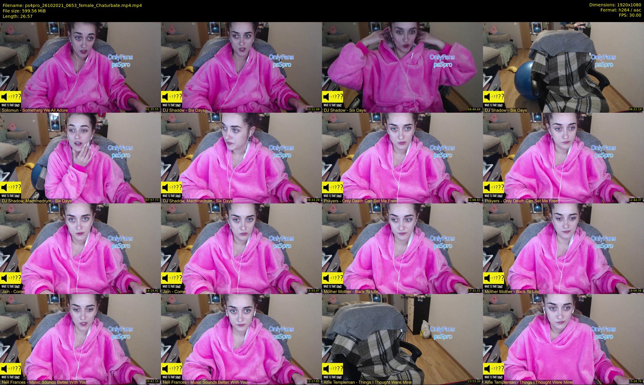 ps4pro — 27 minute Chaturbate female cam show recording, 1080p, Oct 26, 2021