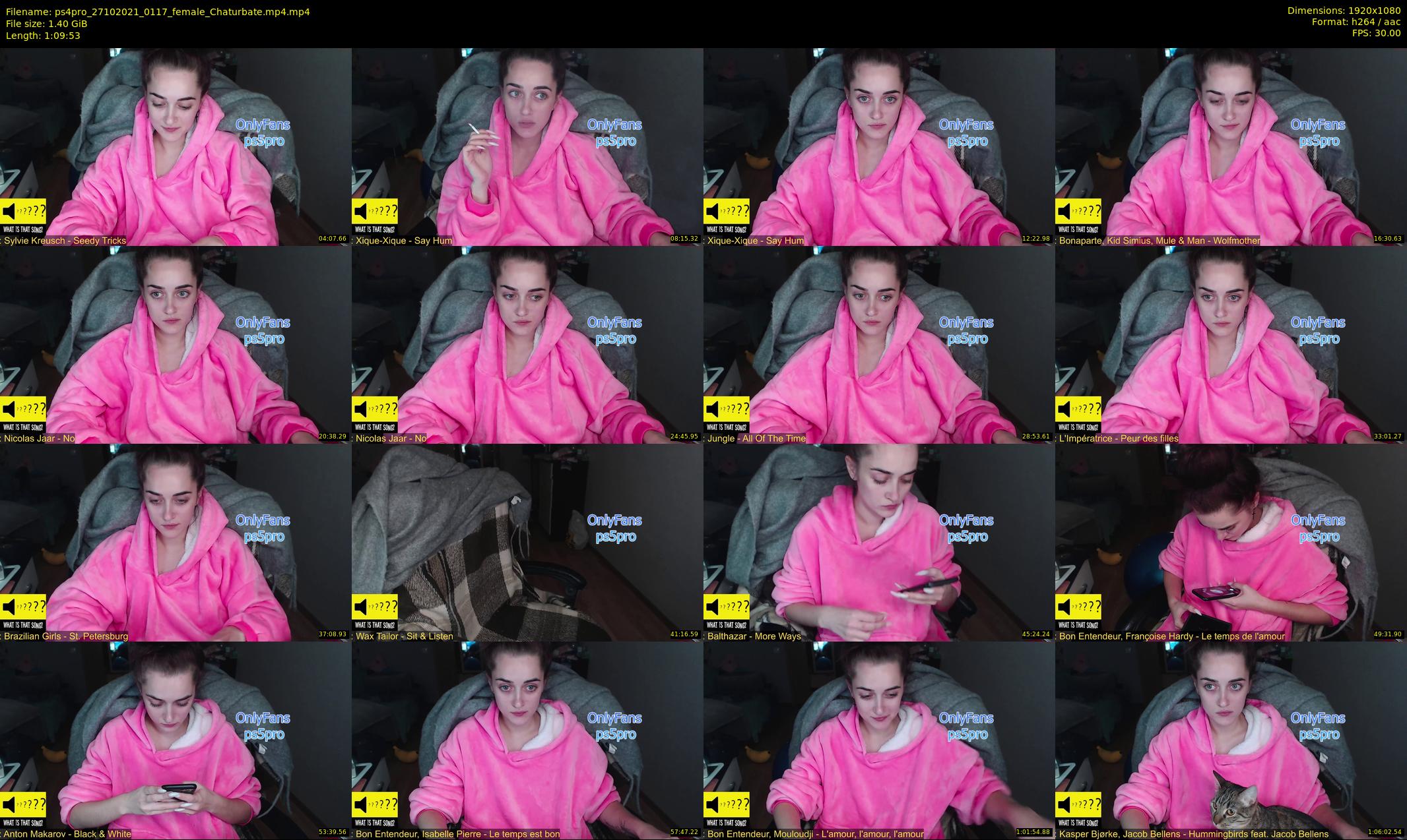 ps4pro — 70 minute Chaturbate female cam show recording, 1080p, Oct 27, 2021