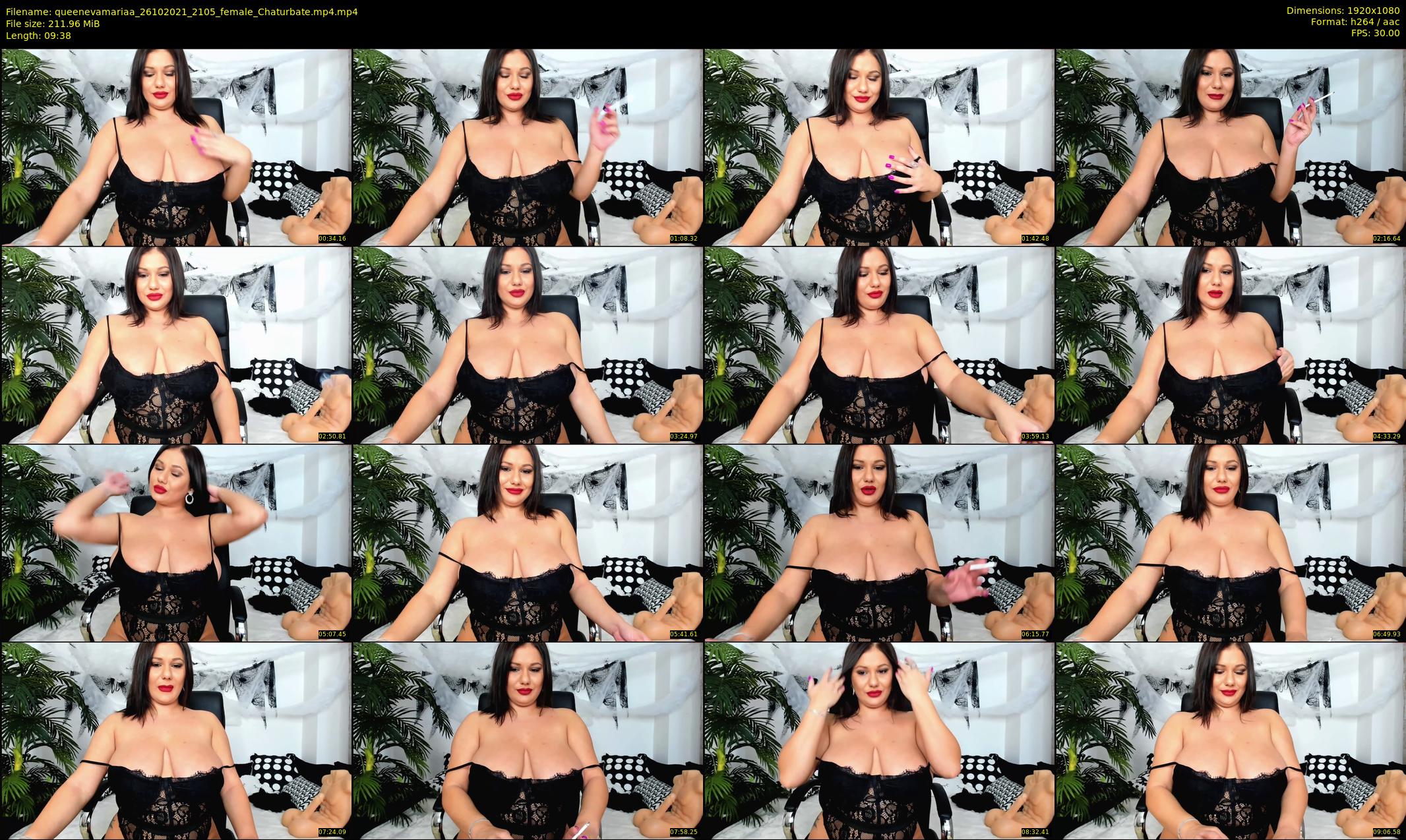 queenevamariaa — 10 minute Chaturbate female cam show recording, 1080p, Oct 26, 2021