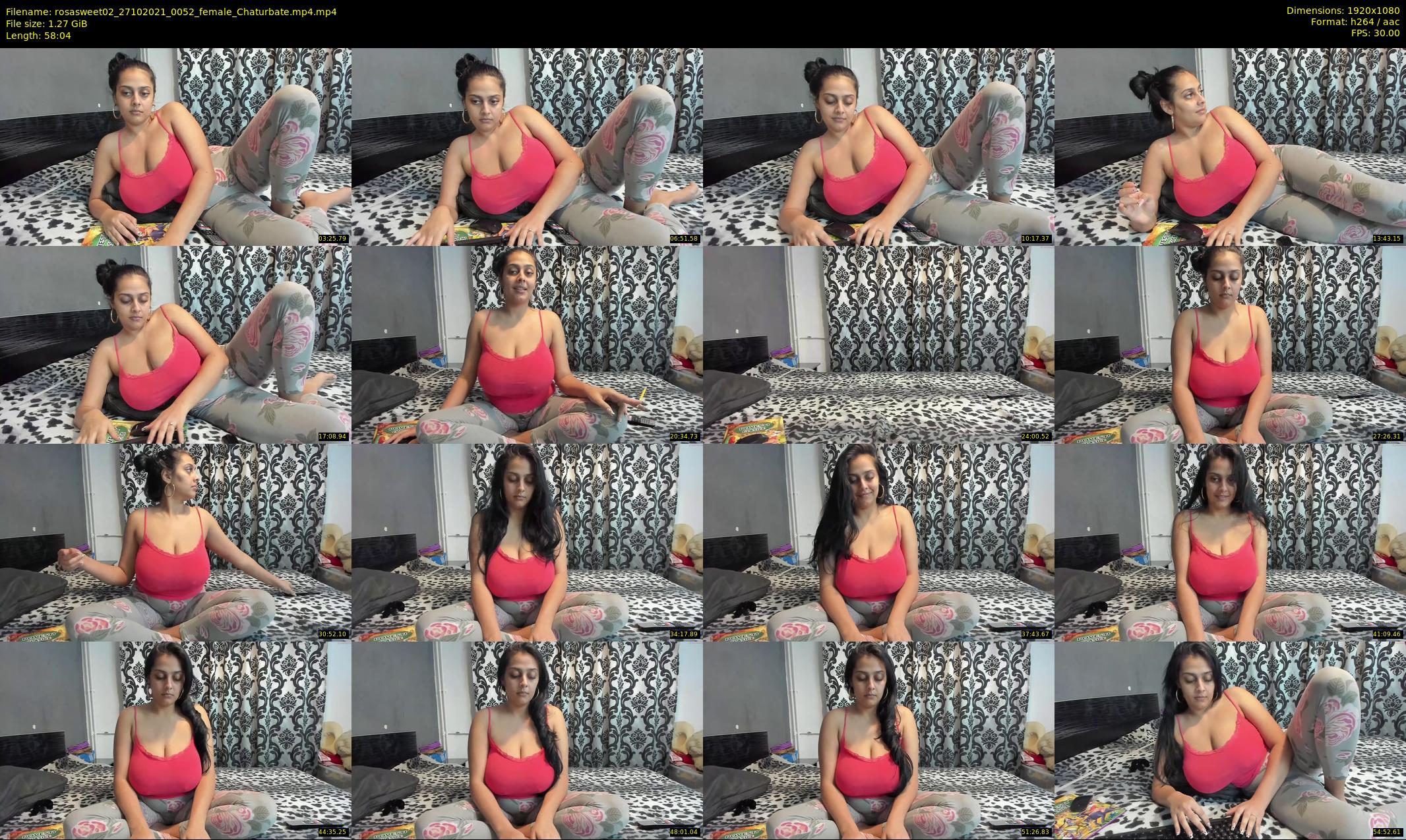 rosasweet02 — 59 minute Chaturbate female cam show recording, 1080p, Oct 27, 2021