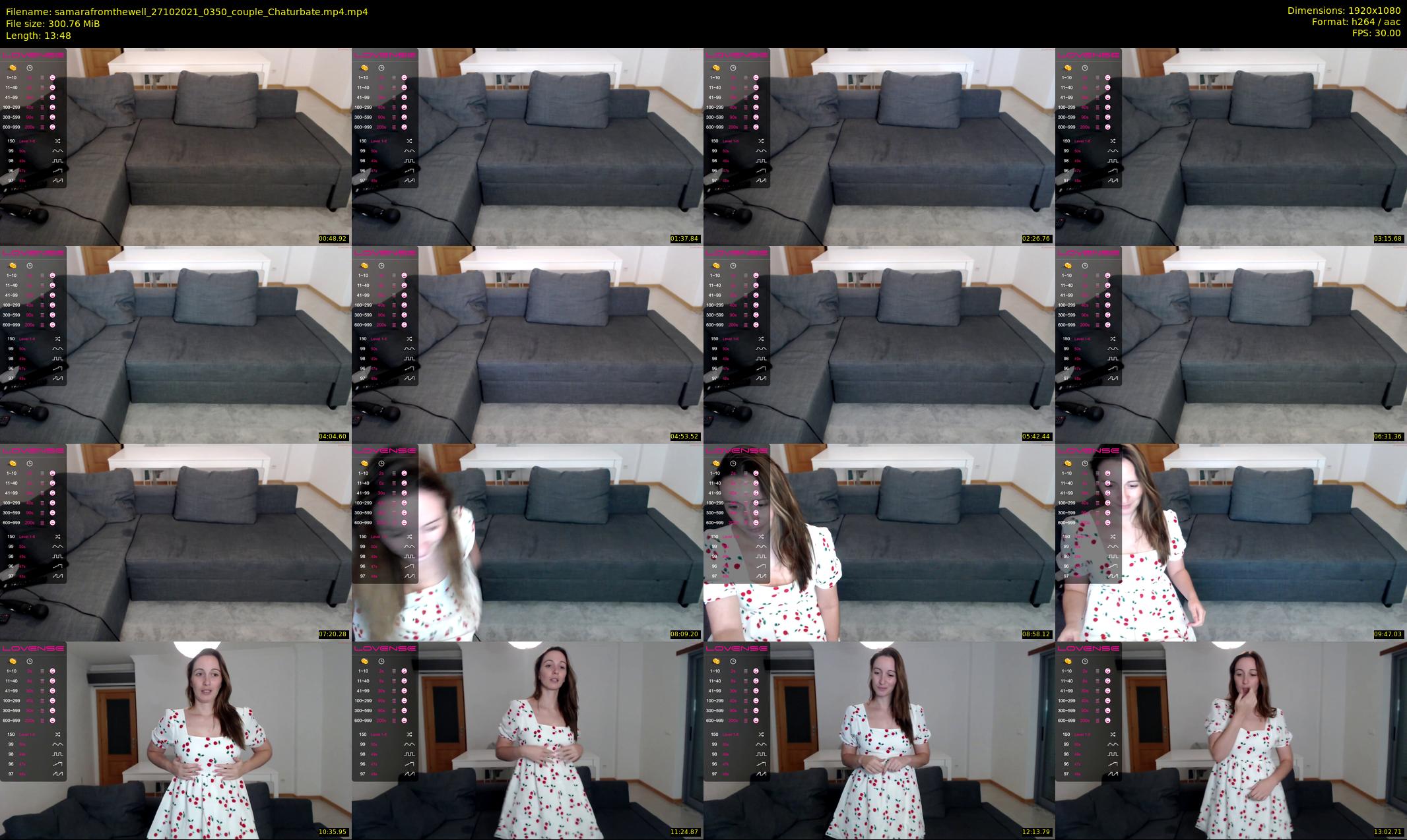 samarafromthewell — 14 minute Chaturbate female cam show recording, 1080p, Oct 27, 2021