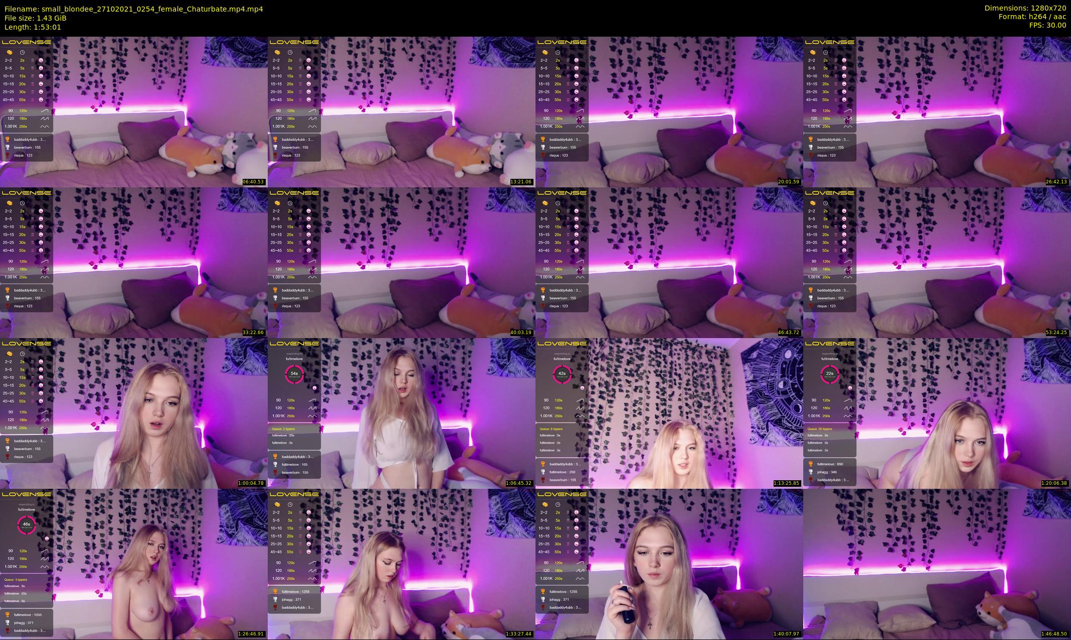 small_blondee — 114 minute Chaturbate female cam show recording, 720p, Oct 27, 2021