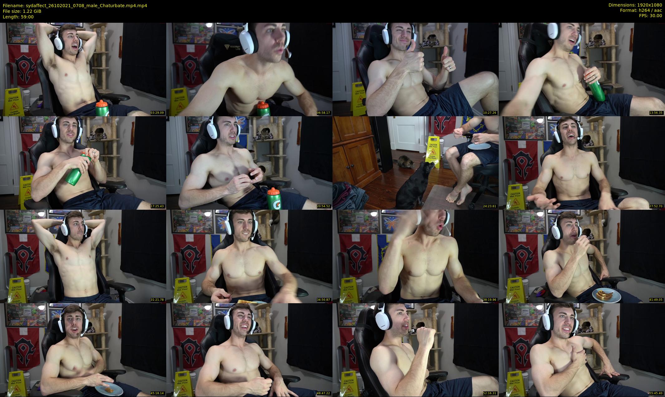 sydaffect — 59 minute Chaturbate male cam show recording, 1080p, Oct 26, 2021