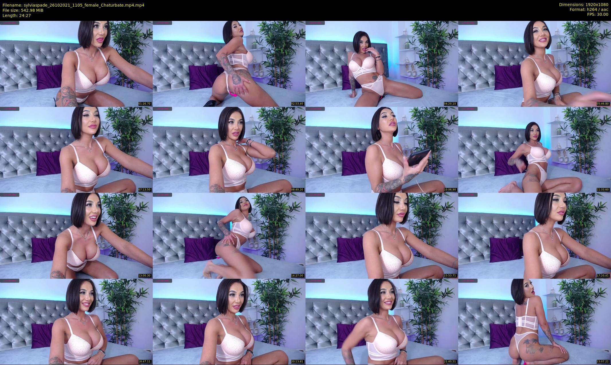 sylviaspade — 25 minute Chaturbate female cam show recording, 1080p, Oct 26, 2021